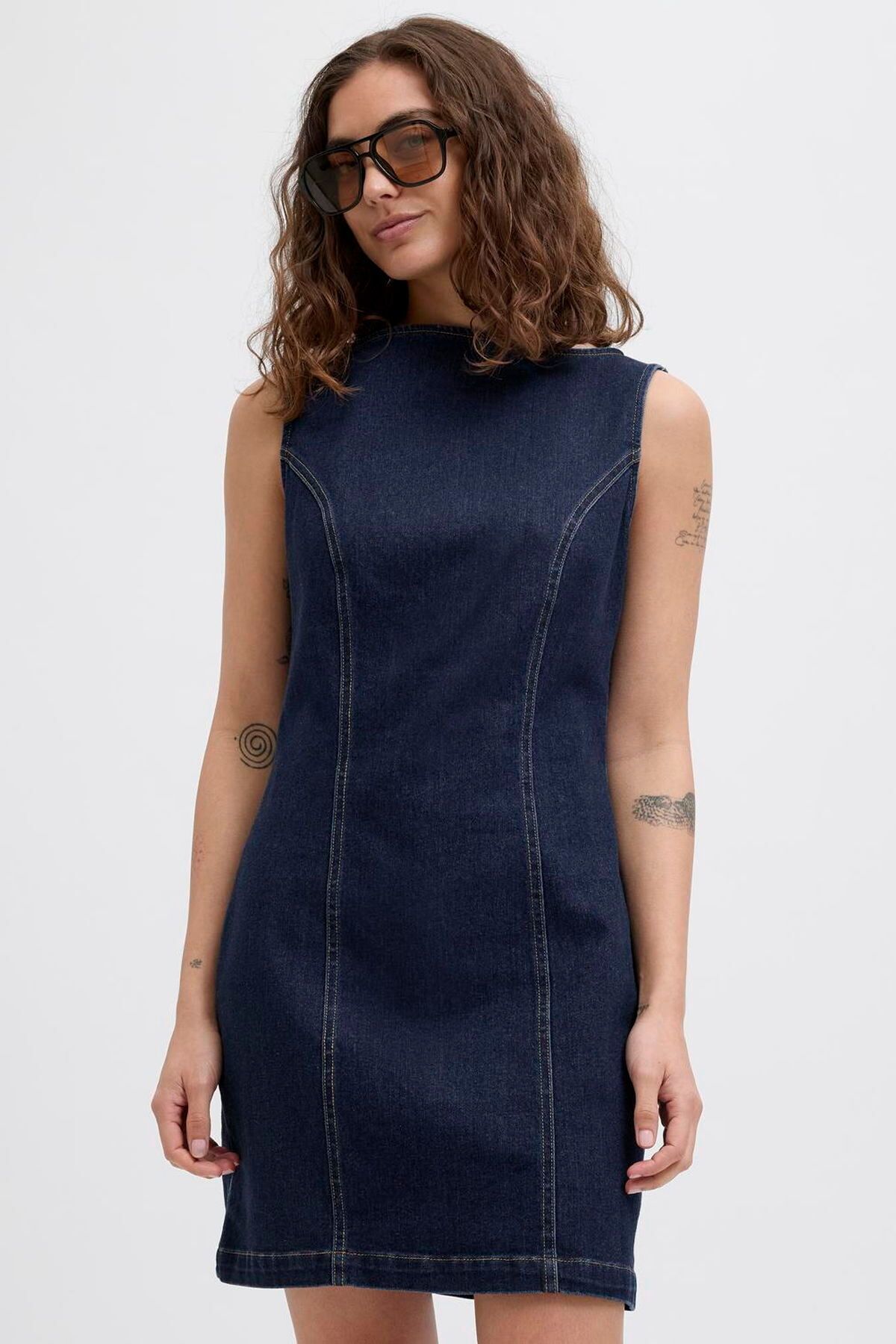 Jack & Jones Kadin Denim Elbise - Abra