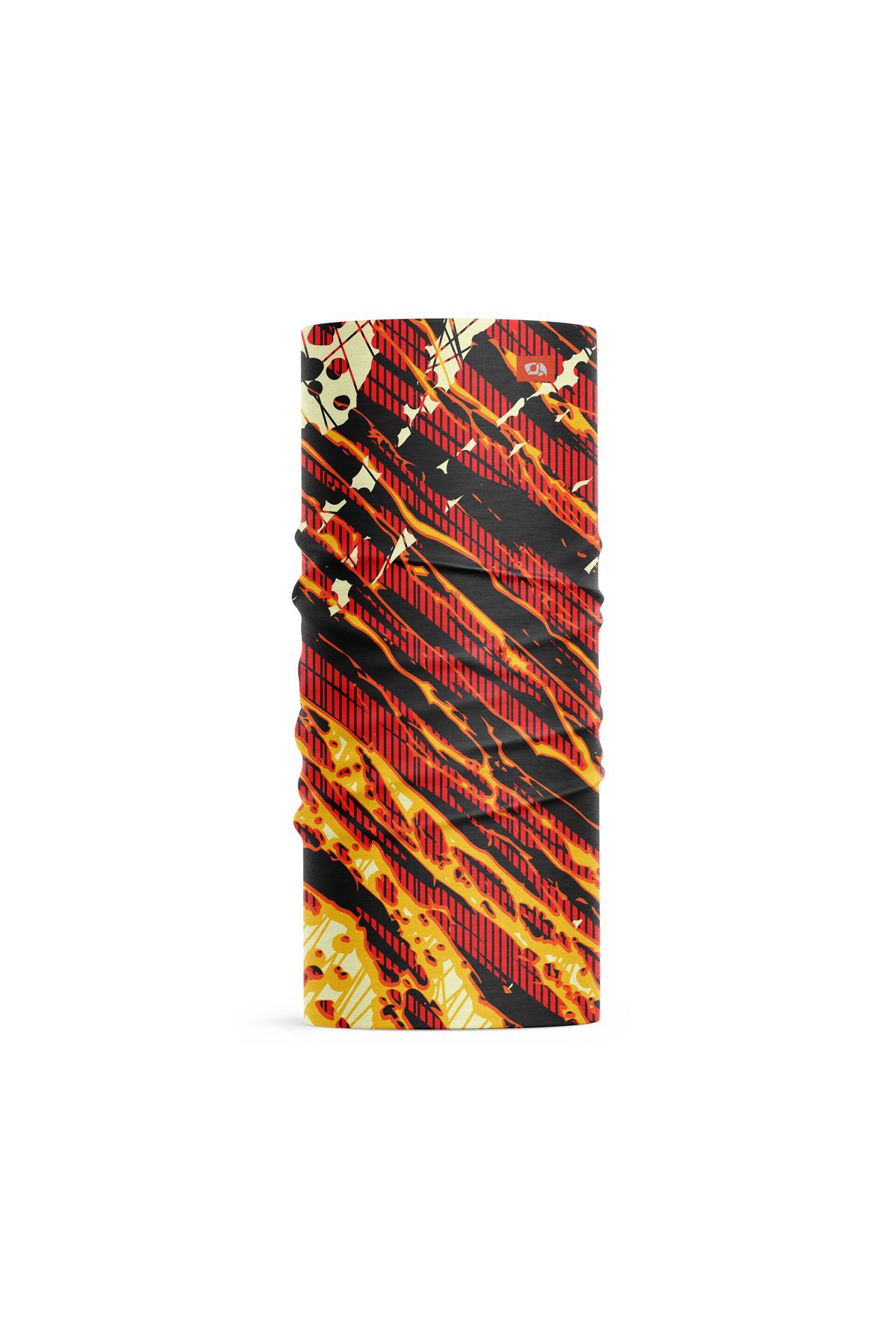 FG KONNİCHİWA SANATSAL GEOMETRİK ALEVLİ DESENLİ Bandana Outdoor Boyunluk Motosiklet Kadın Erkek buff Bandana