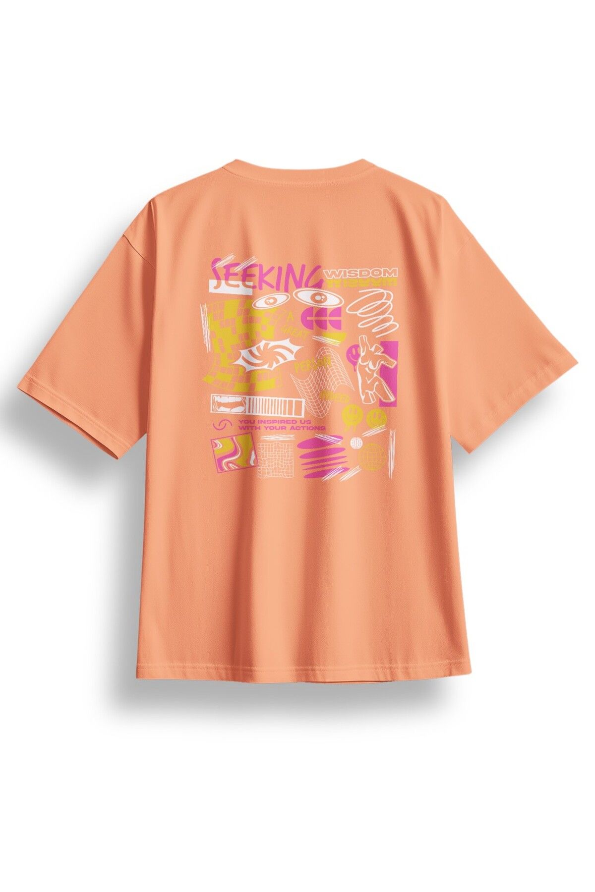 LUMARTA Oversize Seeking Baskılı Tshirt