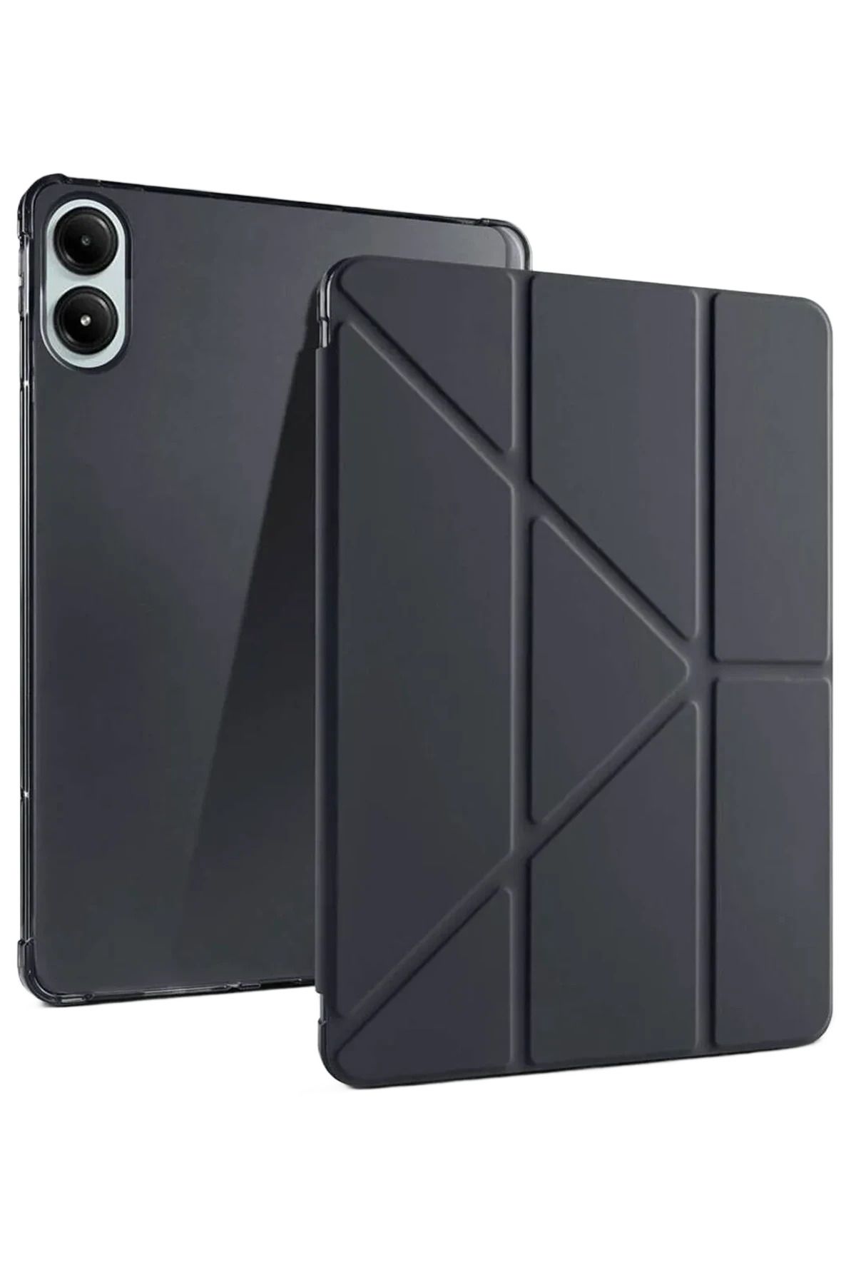 NewFace Xiaomi Redmi Pad Pro 12.1 Kılıf Kalemlikli Mars Tablet Kılıfı - Siyah JOJUA