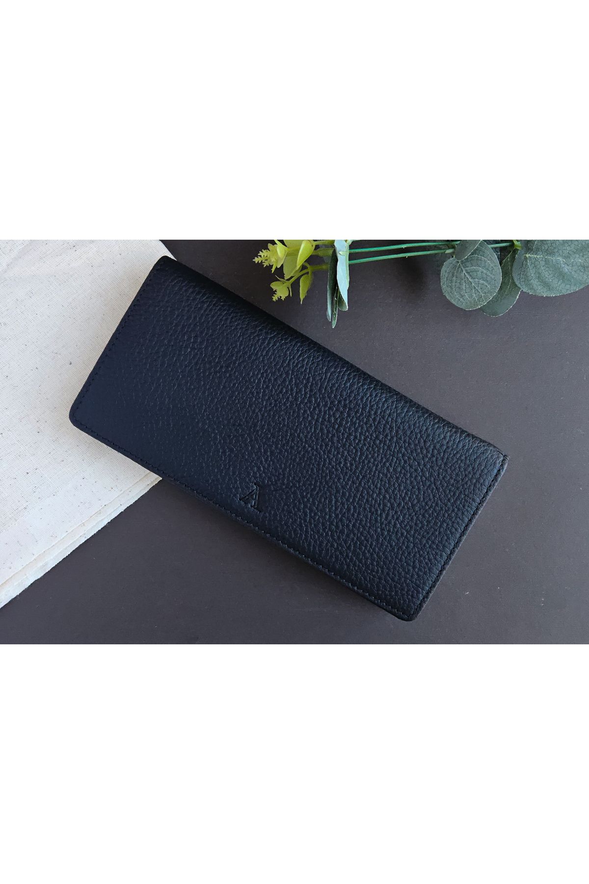 Aydin Wallets Hakiki Deri Siyah Cüzdan - Unisex Günlük& Hediye