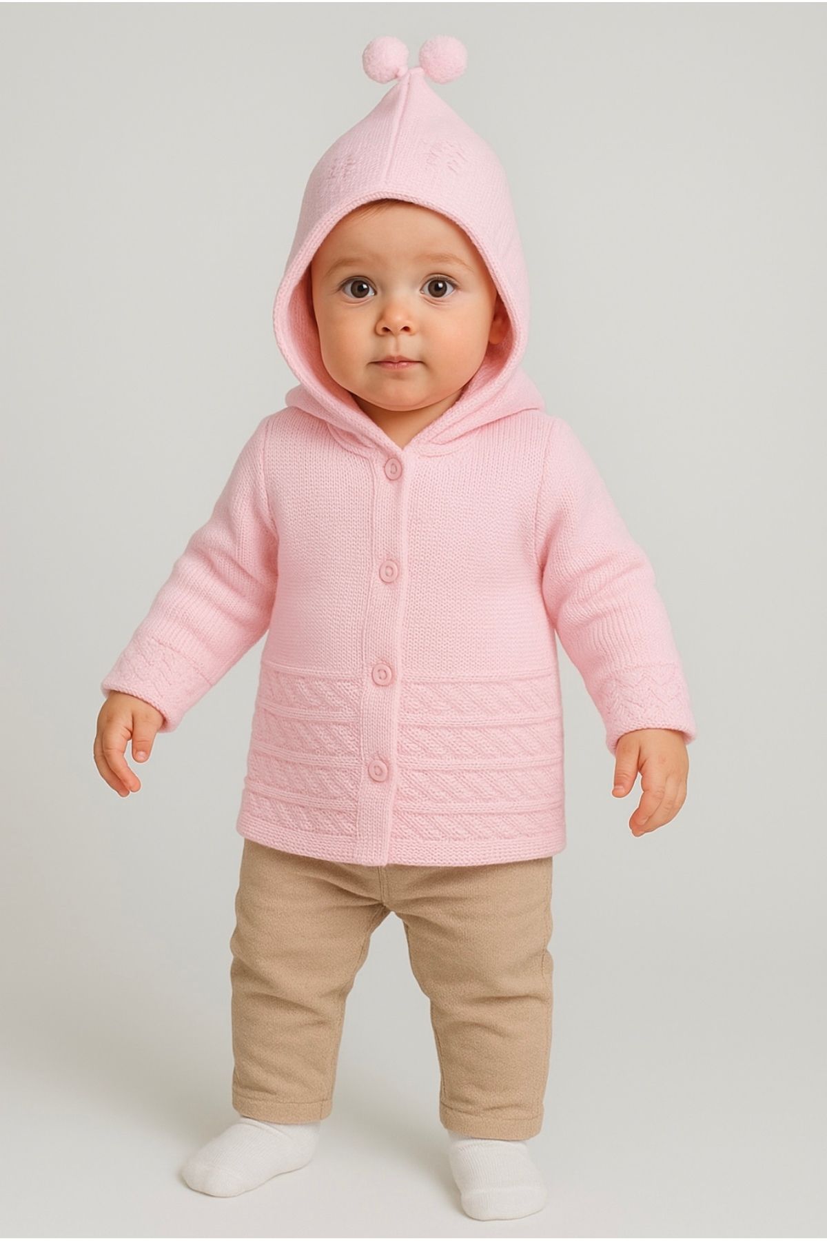 BİANCOFİGLİO Bebek triko hırka