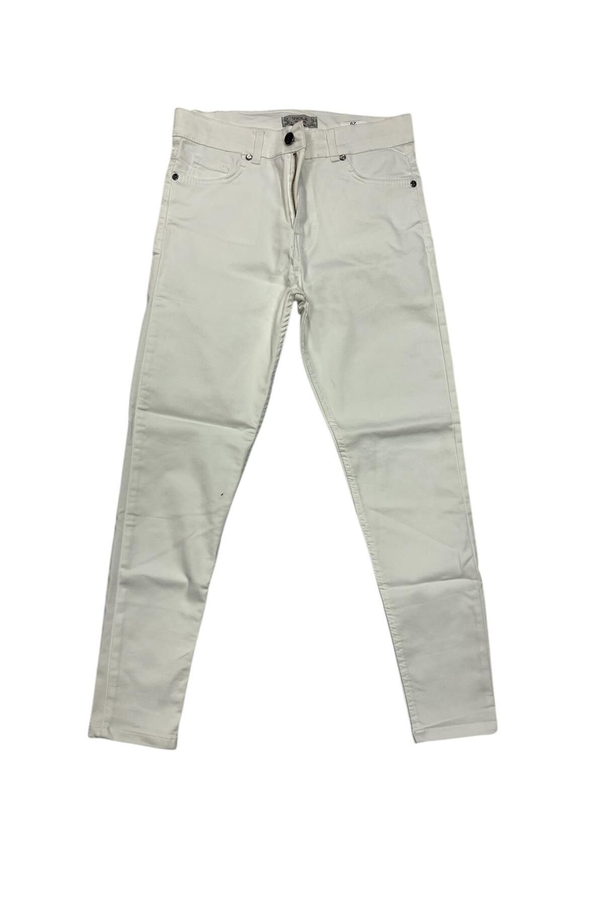 Viola Jeans Marka Kadın Beyaz Kot Pantolon