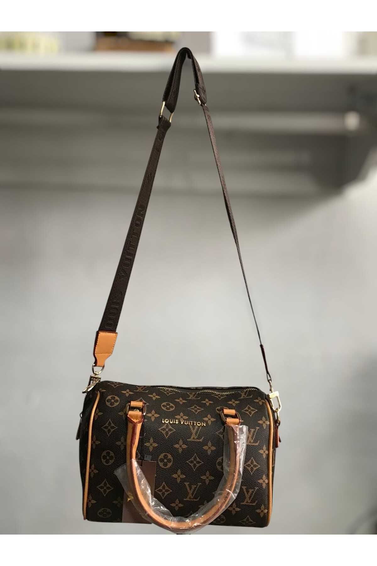 Zihni Leatherwork LV logo Detaylı Omuz ve El Çantası