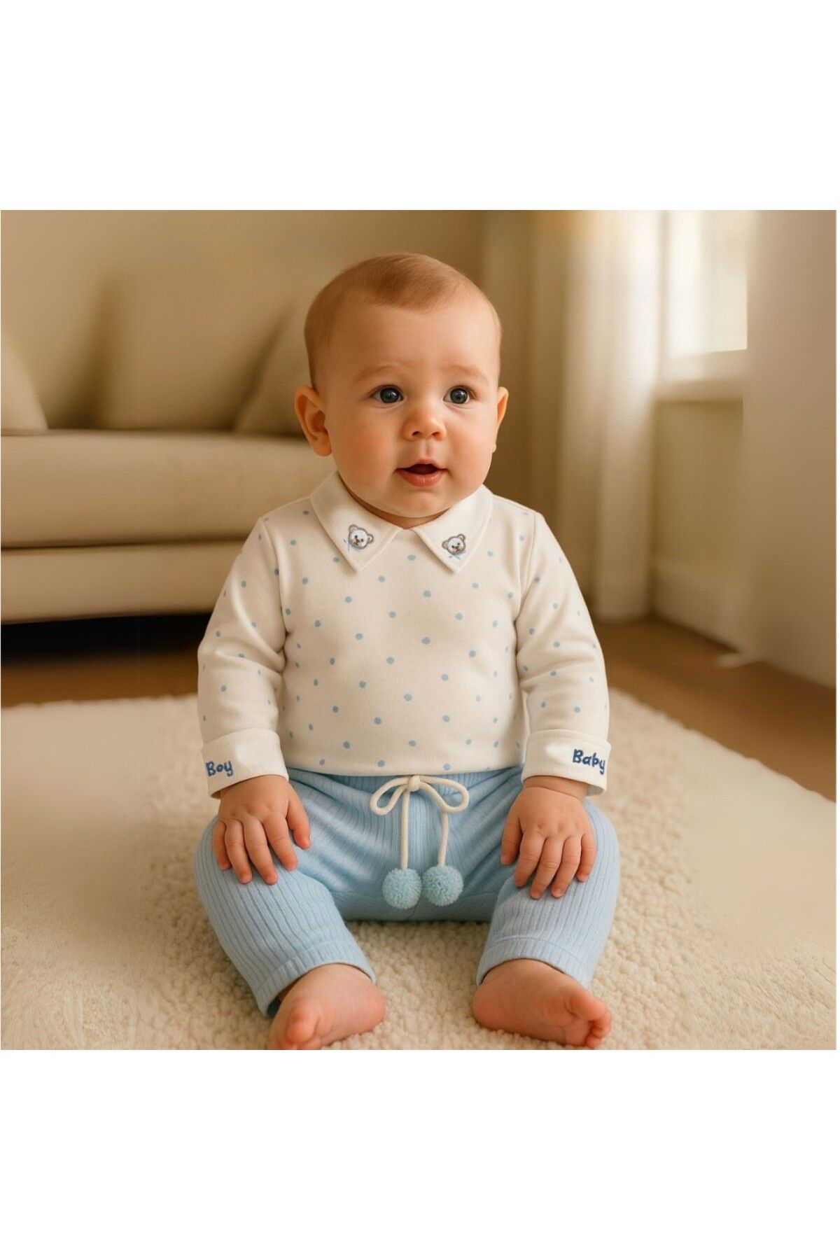 DIDuStore ERKEK 6-9-12 AY BABYBOY 2Lİ TAKIM