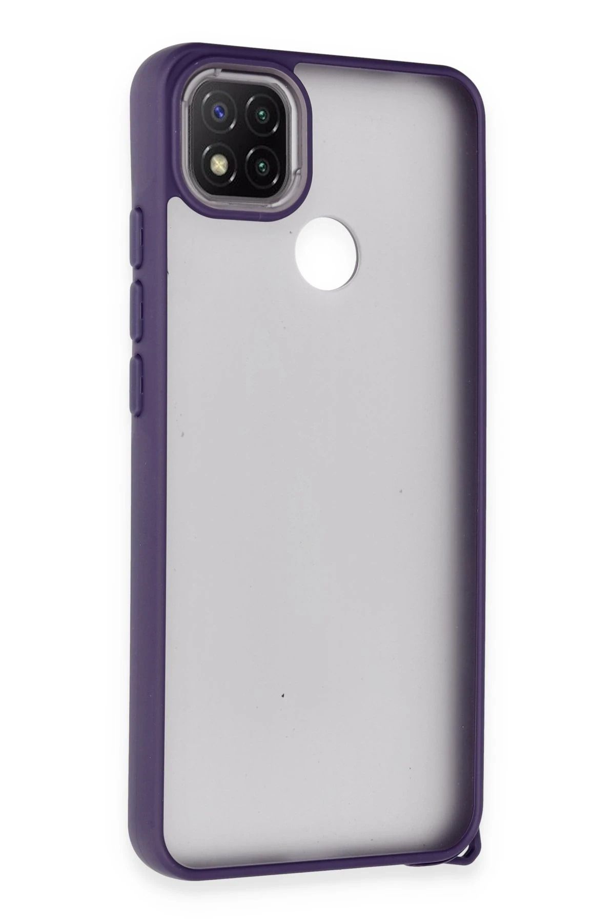 NewFace Xiaomi Redmi 9C Kılıf Elegant Kapak - Derin Mor NRMSA