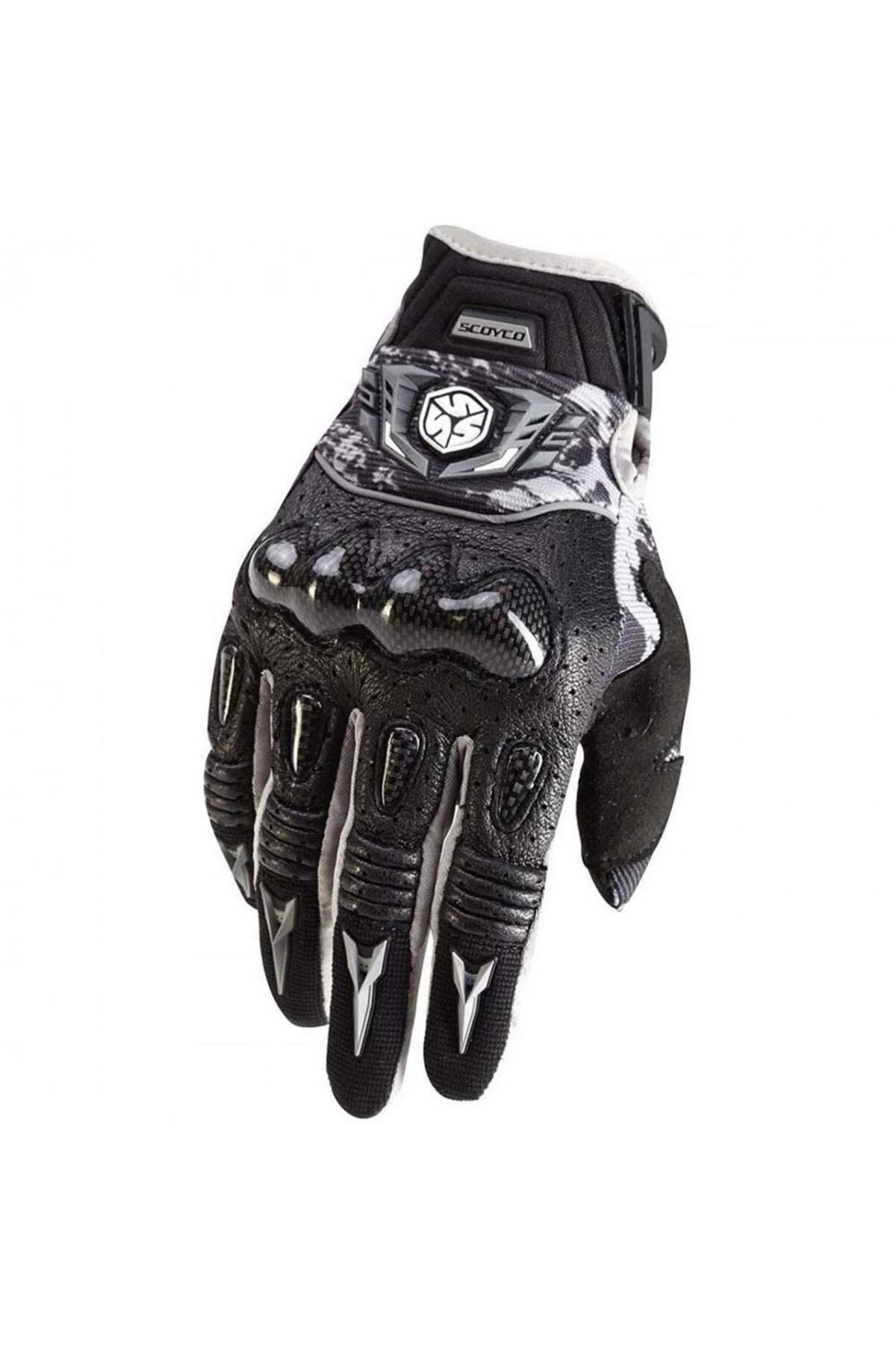 Scoyco Mx49 Siyah Gri Eldiven