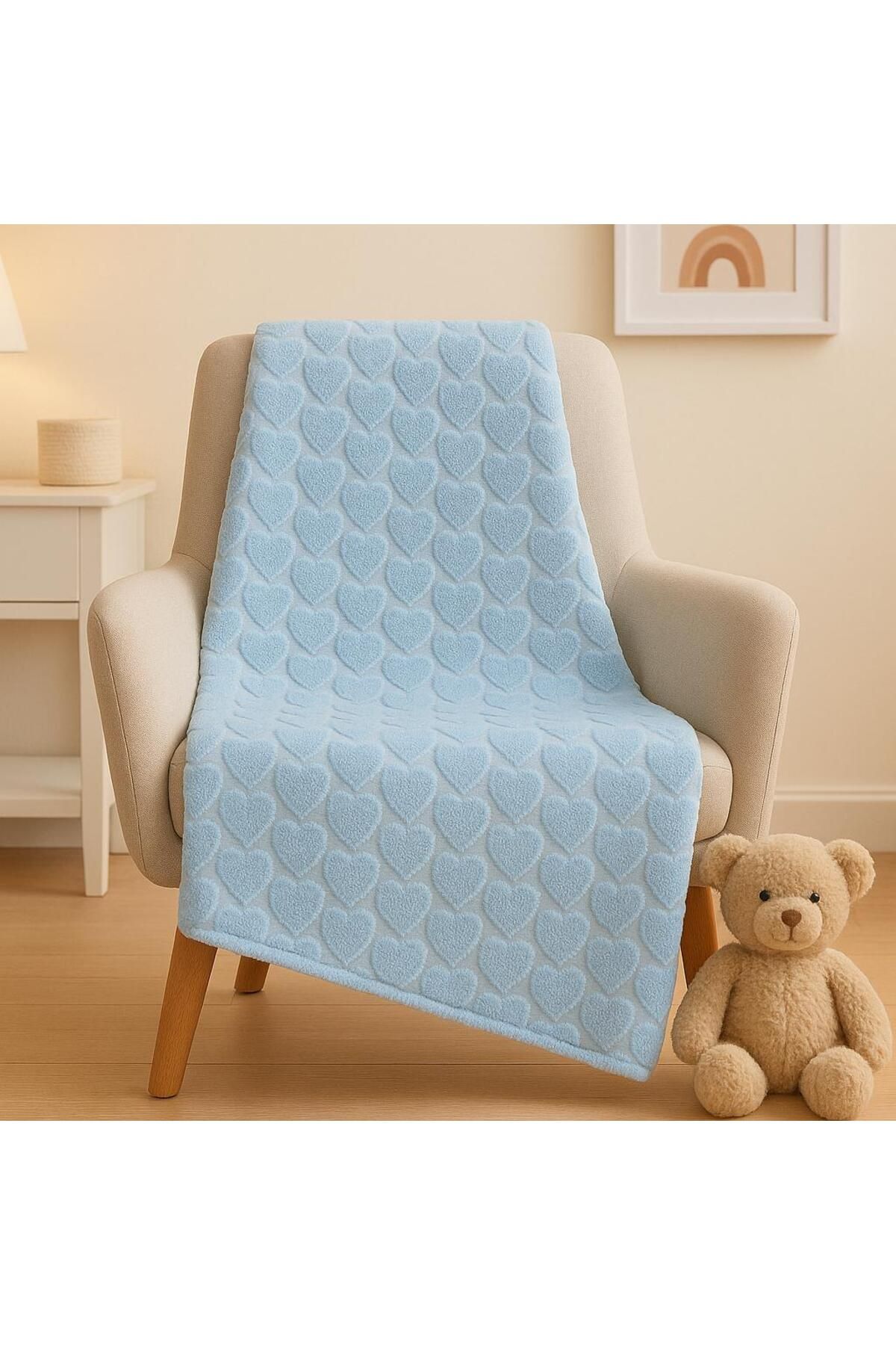Cotton's Baby Embos Baskılı Bebek Battaniyesi 100x120 cm