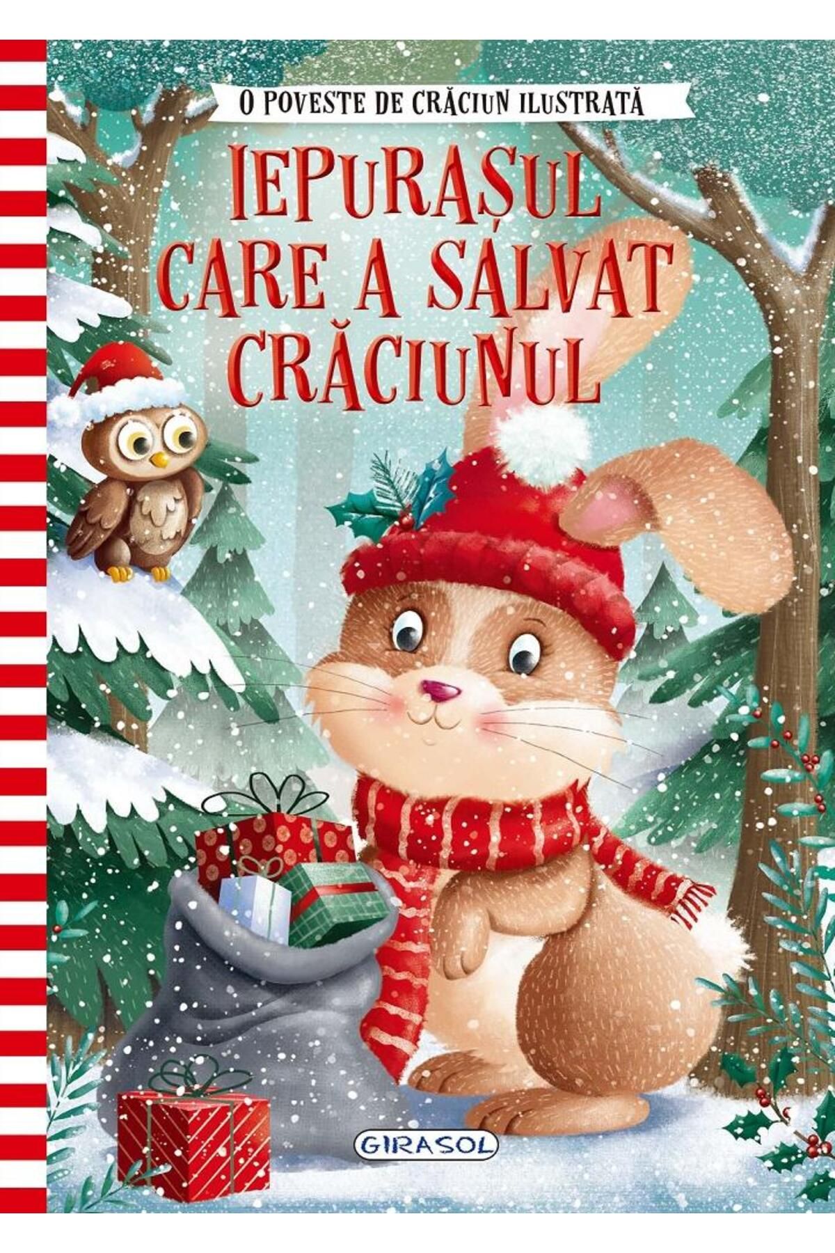Editura Girasol O Poveste De Craciun Ilustrata: Iepurasul Care A Salvat Craciunul - One Size