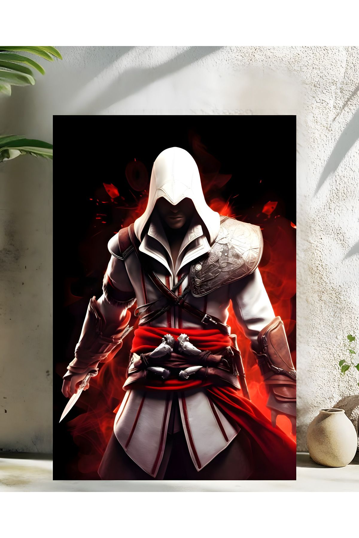 Levhane Assassin’s Creed Özel Baskı Gamer Metal Tablo