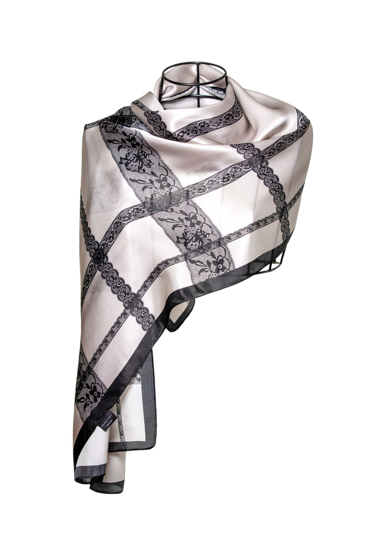 CASHMERE AND SİLK MAWLANA (53X173) SAF İPEK ŞAL