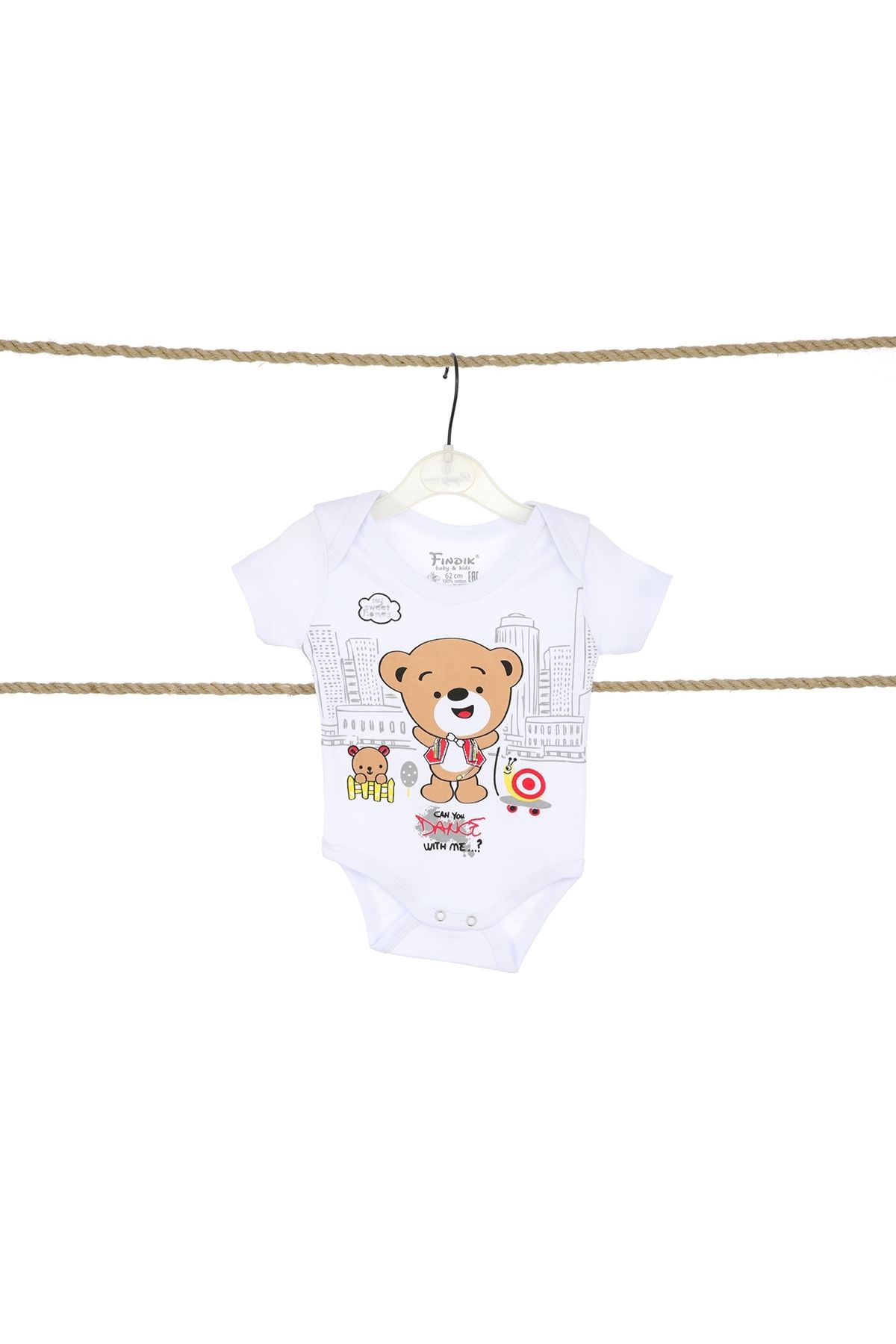 Fındık Baby&Kids Kız Erkek Bebek Çocuk Zıbın Body