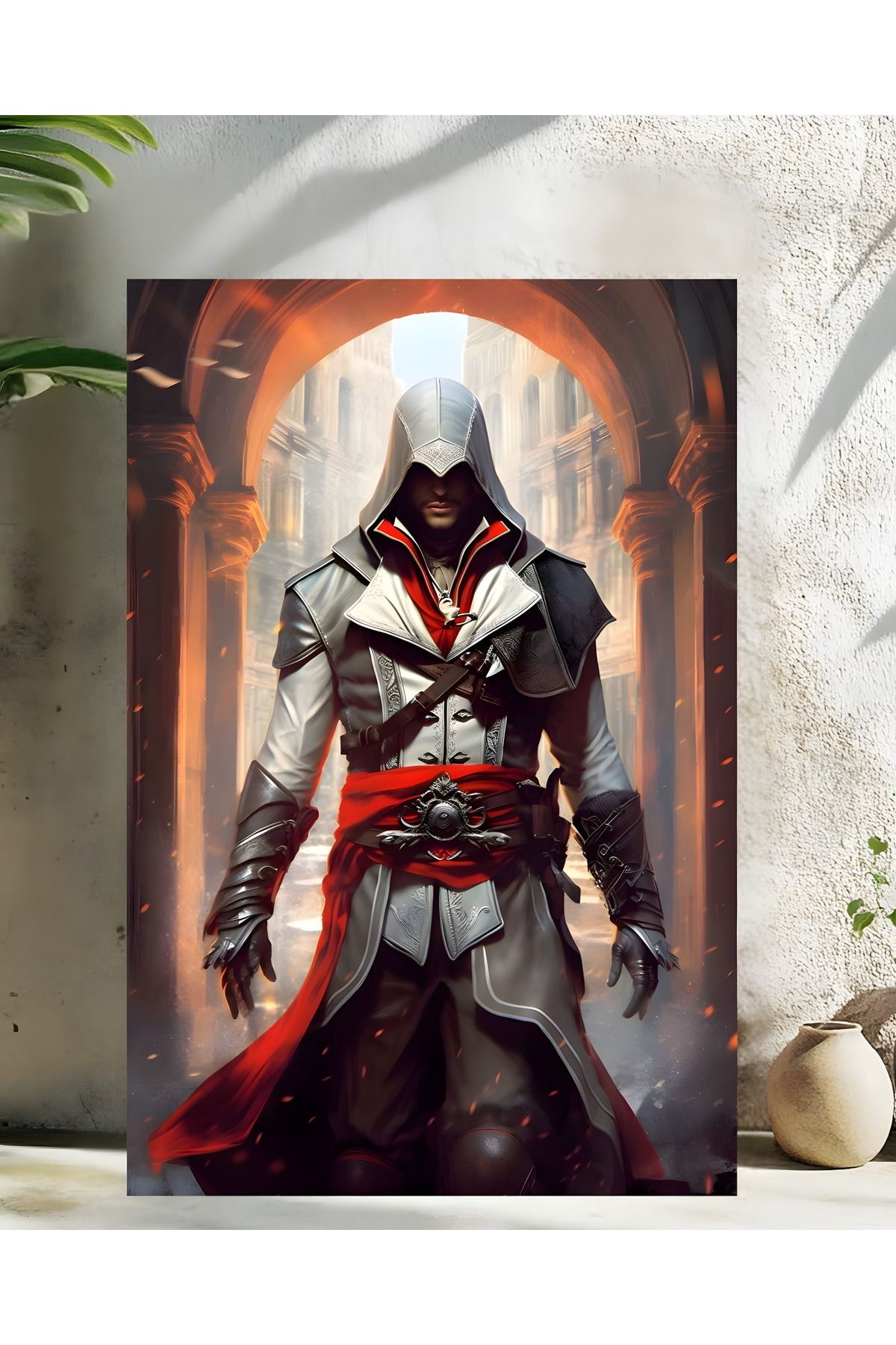 Levhane Assassin’s Creed Özel Baskı Gamer Metal Tablo