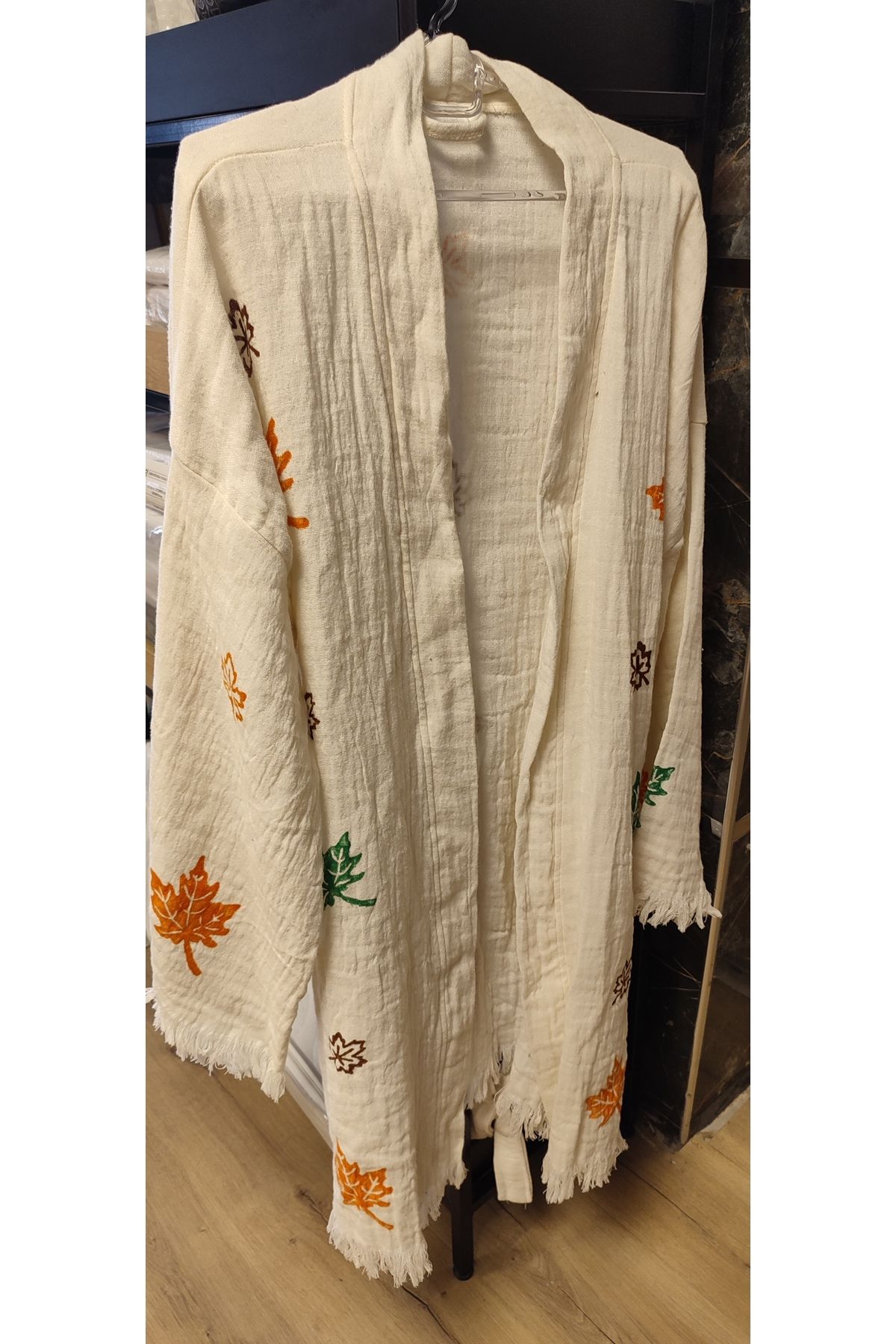 SS HOME CONCEPT Müslin kumaş %100 pamuklu Kaftan ,muslin bornoz ,muslin kimono