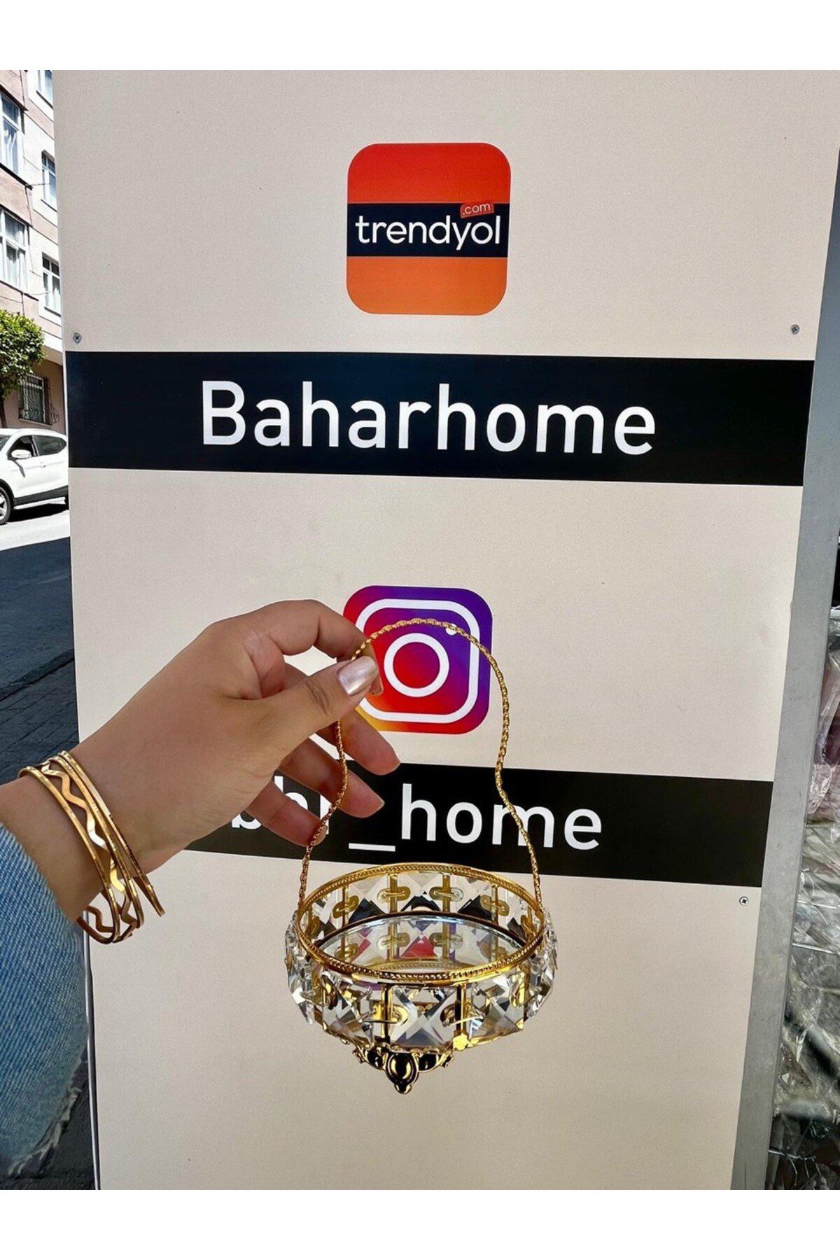 BHR TEMİZLİK BAHARHOME-KRİSTAL TAŞLI GOLD VE GÜMÜŞ Aynalı Söz Nişan Tepsi Kahve Sunumluk -YUVARLAK- 5 Lİ SET