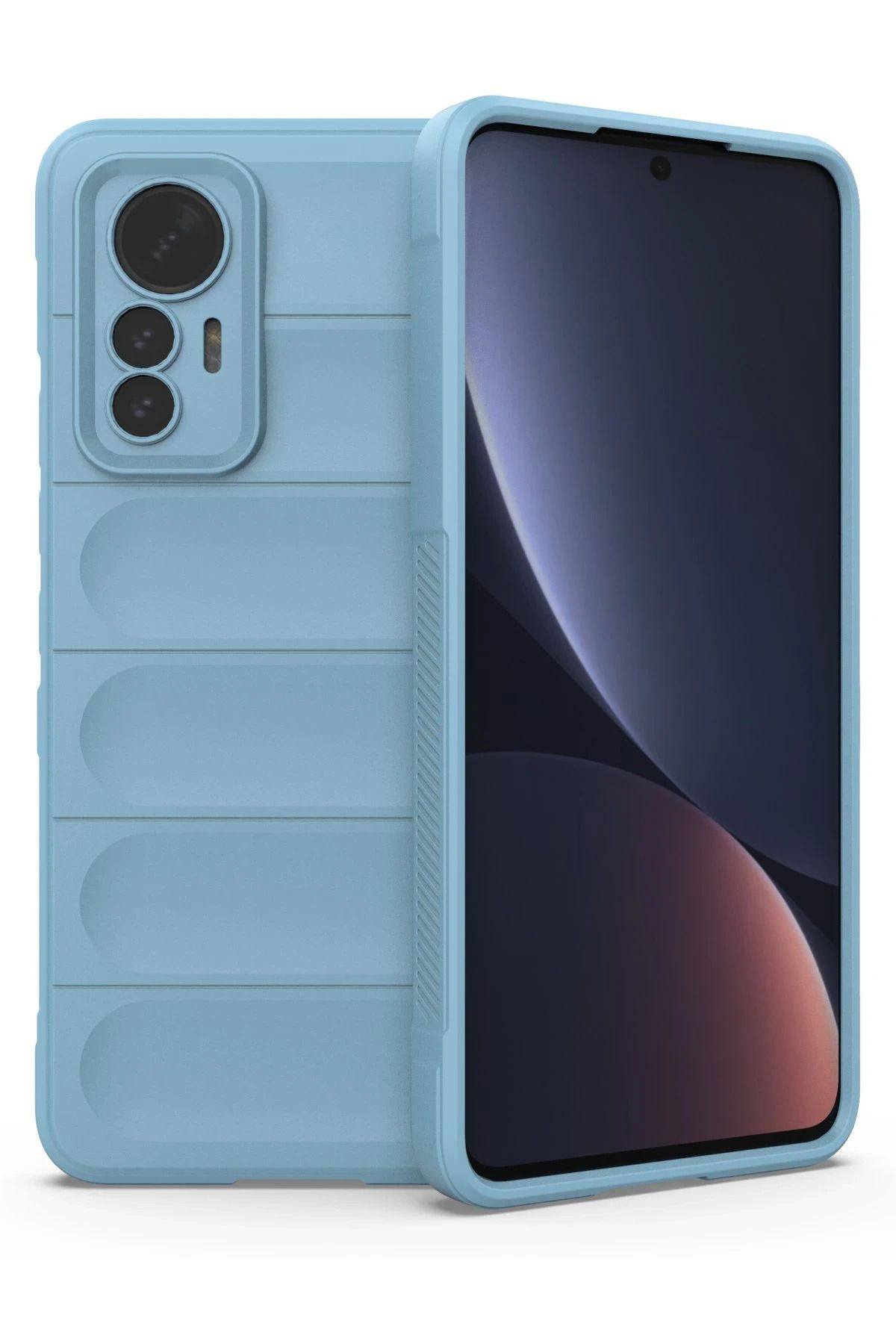 NewFace Xiaomi Mi 12 Lite Kılıf Optimum Silikon - Sky Blue JOJUA