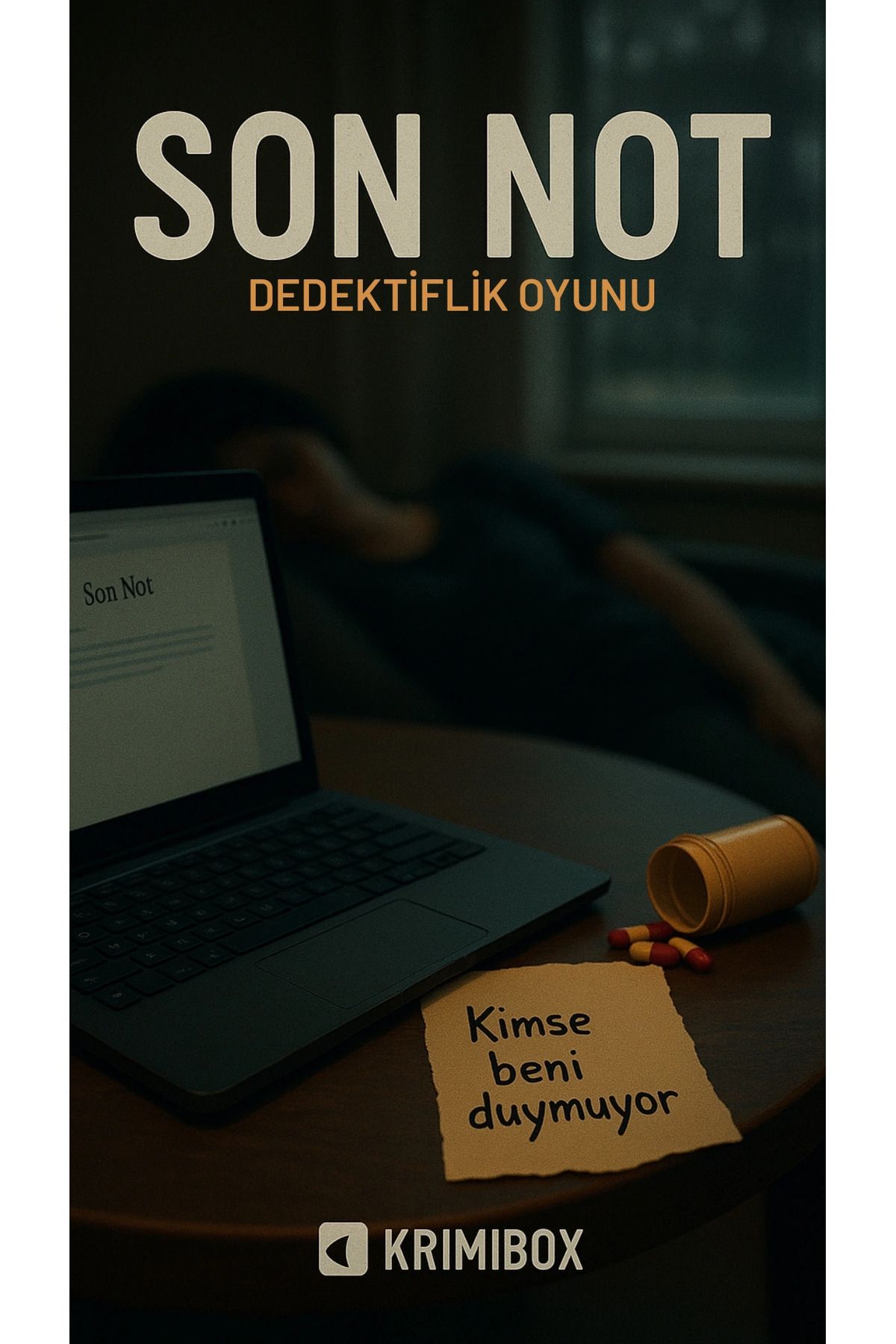Krimibox Son not cinayeti - Dedektif oyunu - Dava çözme - Dava dosyası - Cinayet