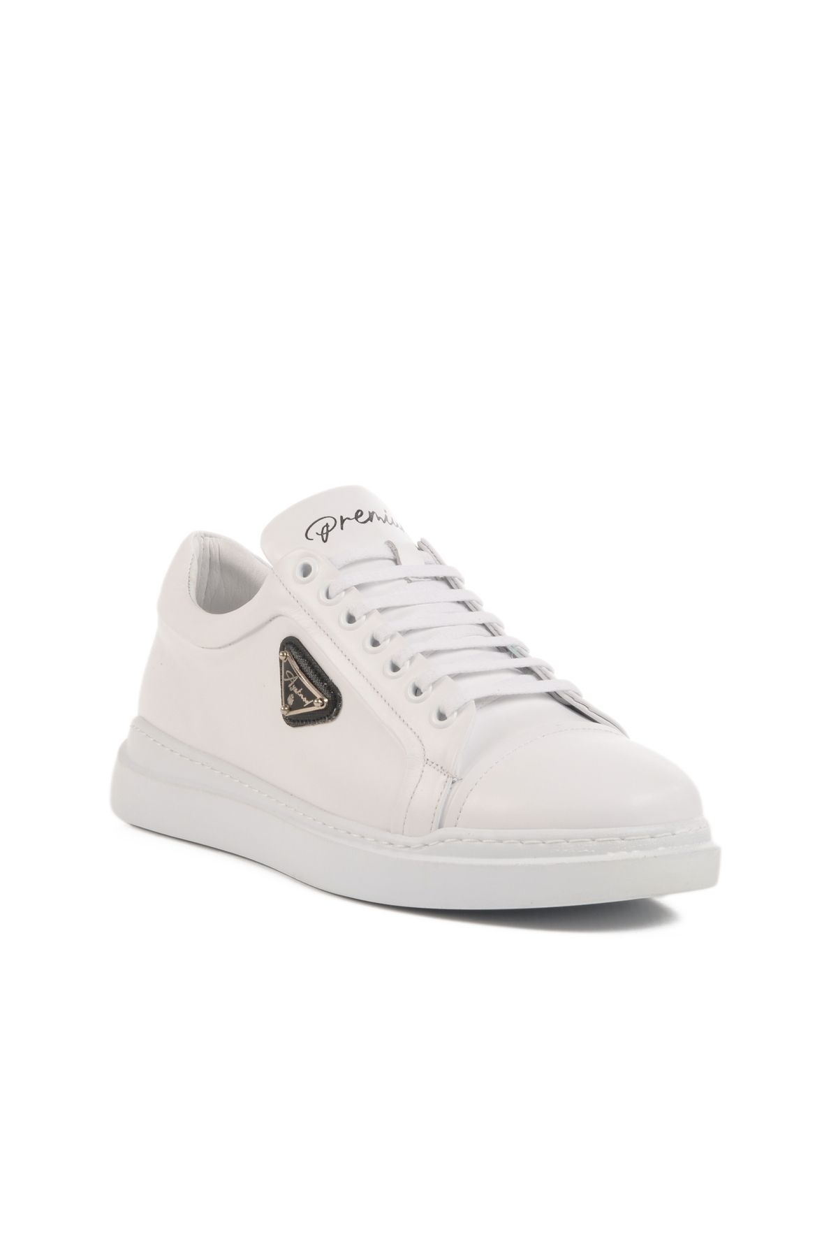 AYAKMOD Beyaz Hakiki Deri Erkek Sneaker Premium 2040 M