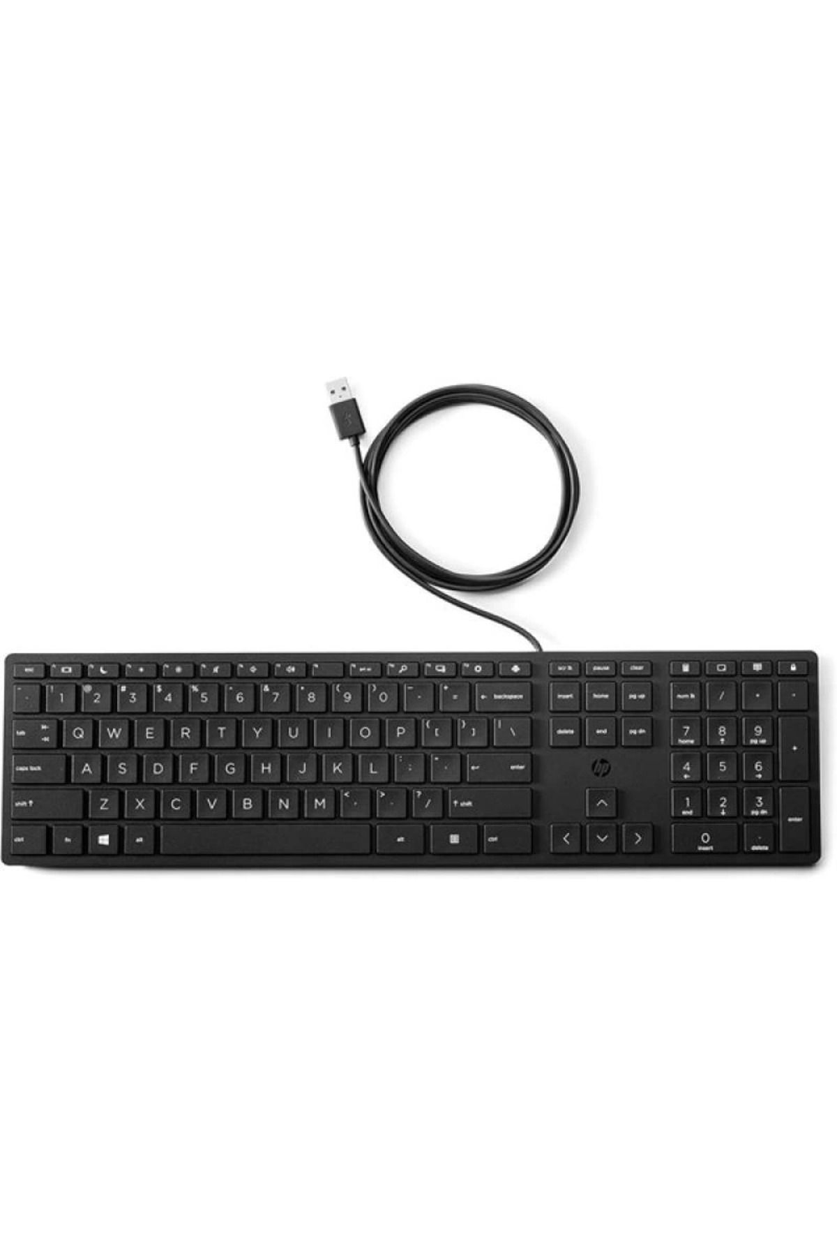 hayalimsah HP 320K 9SR37AA Kablolu Türkçe USB Klavye Siyah
