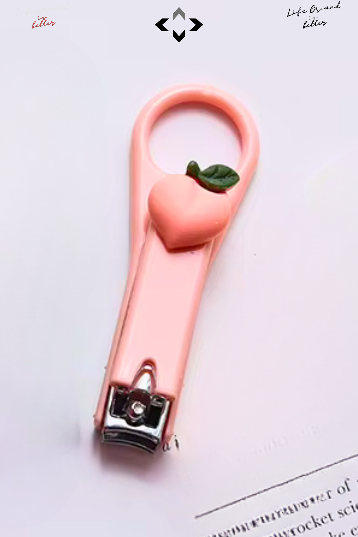LİGROUND Pea Lovely Sevimli Tırnak Makası Desenli Kabartmalı Kılıflı Tırnak Makası Çocuk Bebek Tırnak Makas fotoğrafı 6 (önizleme)