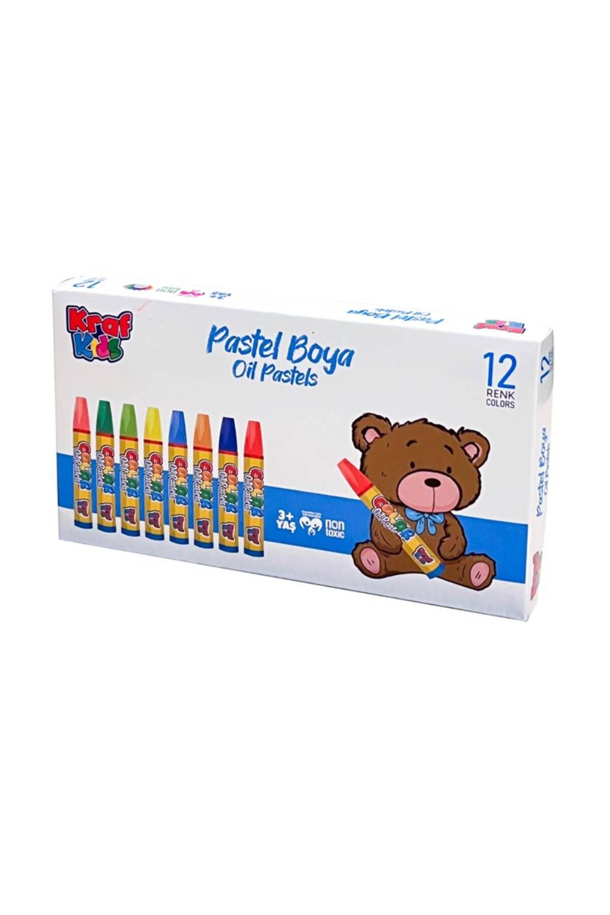 KRAF KIDS PASTEL BOYA 12 LI KK515