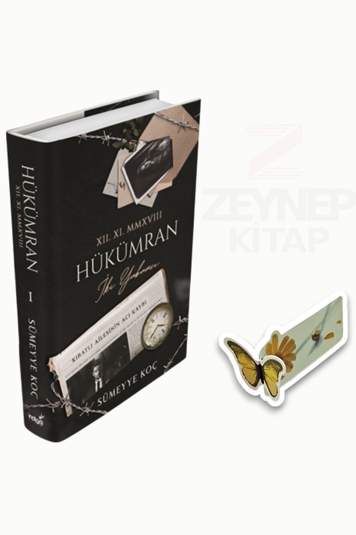 İndigo Kitap Hükümran 1 İki Yabancı(CİLTLİ)(Özel Tasarım Kelebek Ayraç Hediye)