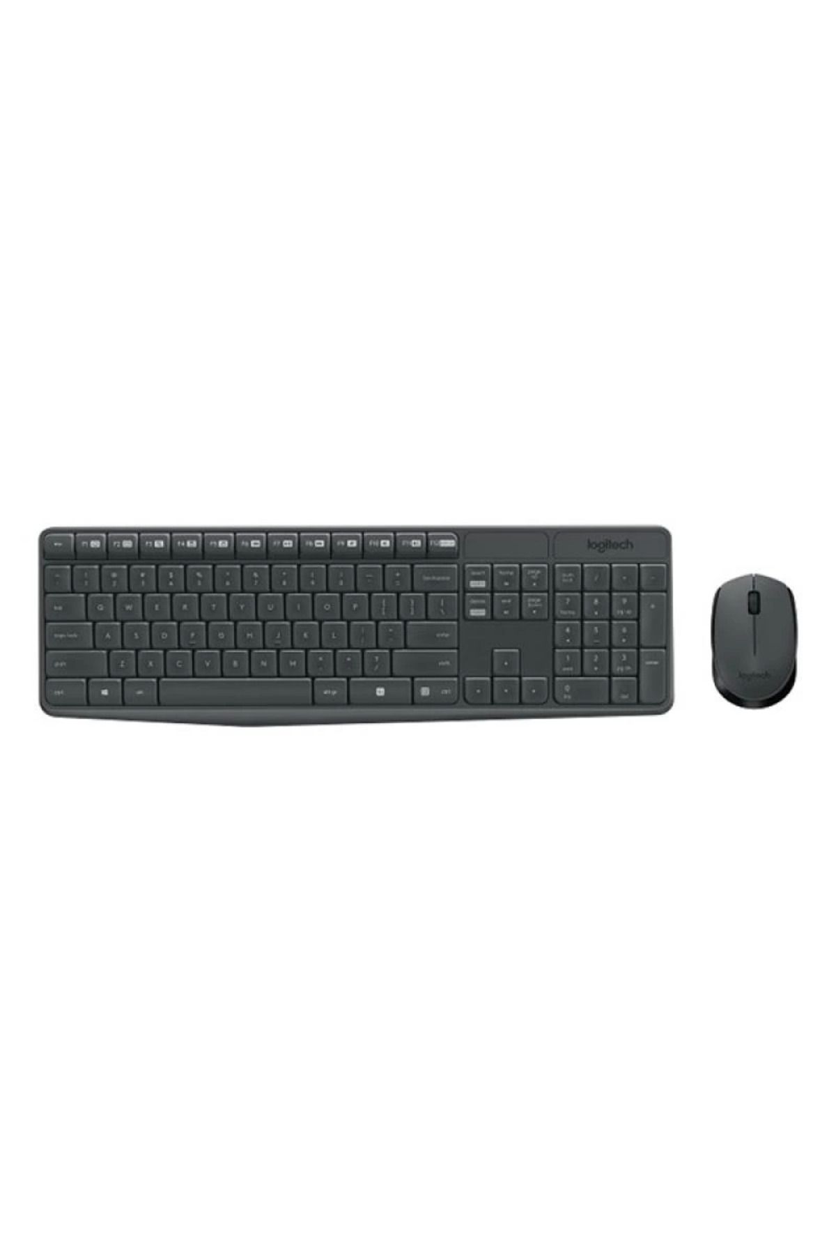 DENİZBİLİŞİM Mk235 Kablosuz Q Trk Siyah Multimedya Klavye - Mouse Set 920-007925