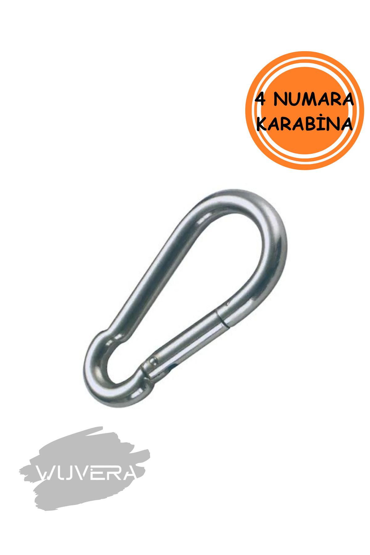 WUVERA 4 Numara Yaylı Karabina – Hafif Ve Pratik Taşıma Kancası