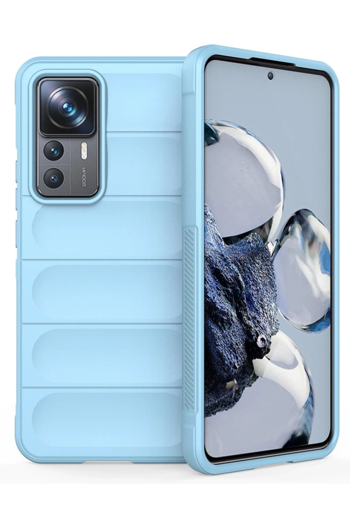 NewFace Xiaomi Mi 12T Pro Uyumlu Kılıf Optimum Silikon - Sky Blue FERRG