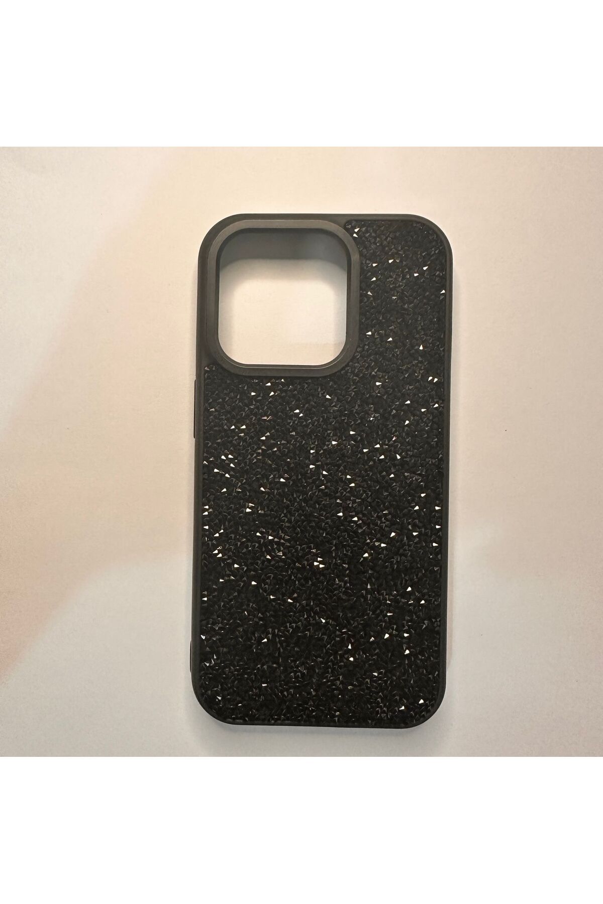 İZMİR ÖZER TEKNOLOJİ IPHONE 14 TAŞLI SİYAH KILIF