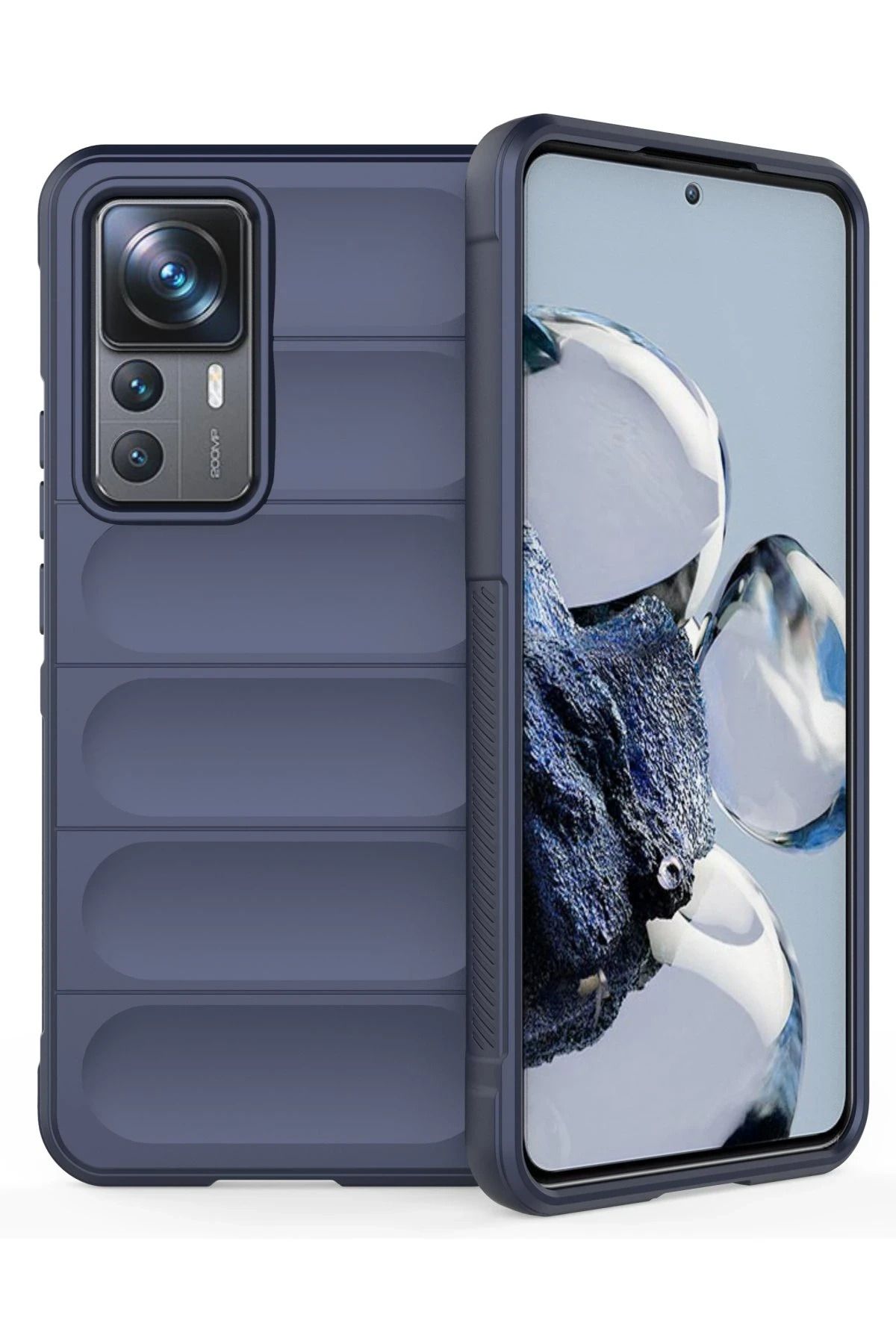 NewFace Xiaomi Mi 12T Pro Kılıf Optimum Silikon - Lacivert NRMSA