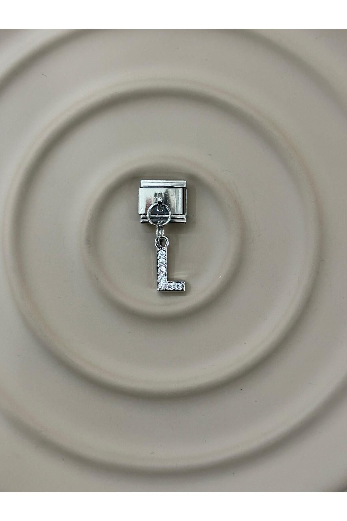 MSBTAKI İTALYAN CHARM L HARFİ 316L ÇELİK PASLANMA VE KARARMA YAPMAZ