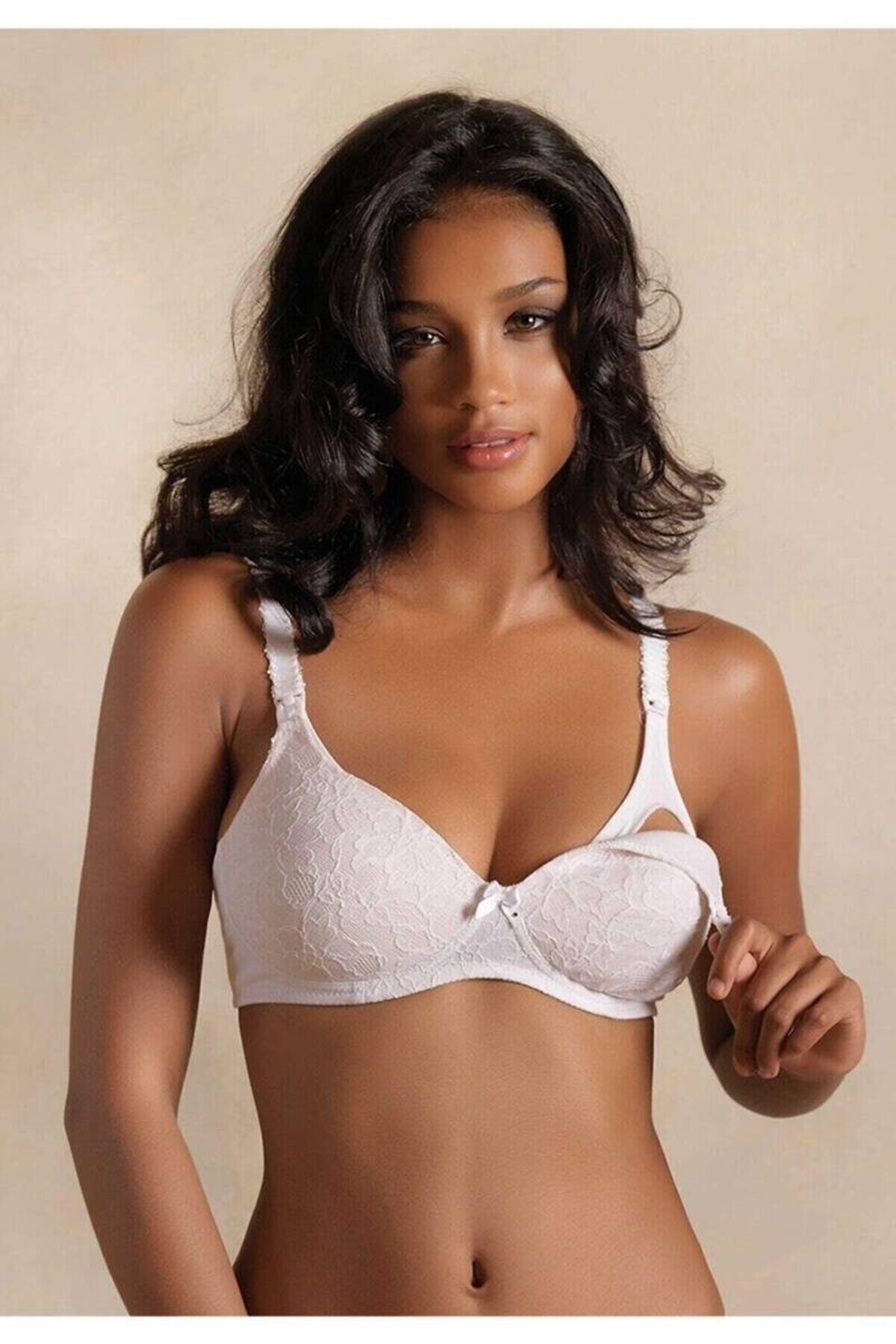 Genel Markalar Dantelli Kaplı Emzirme Sütyeni