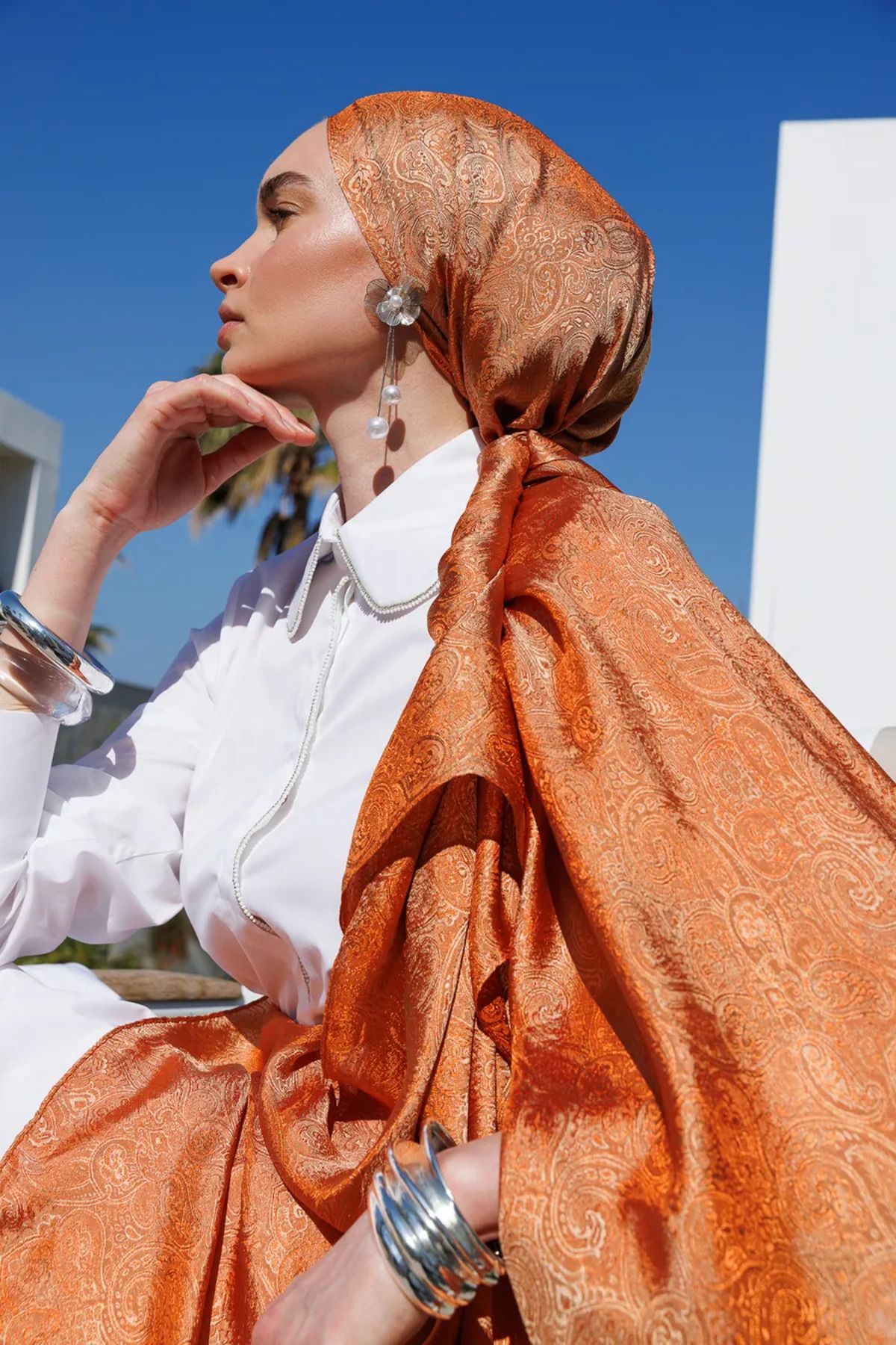 Mooncorn Sidra scarf by Eser Mooncorn