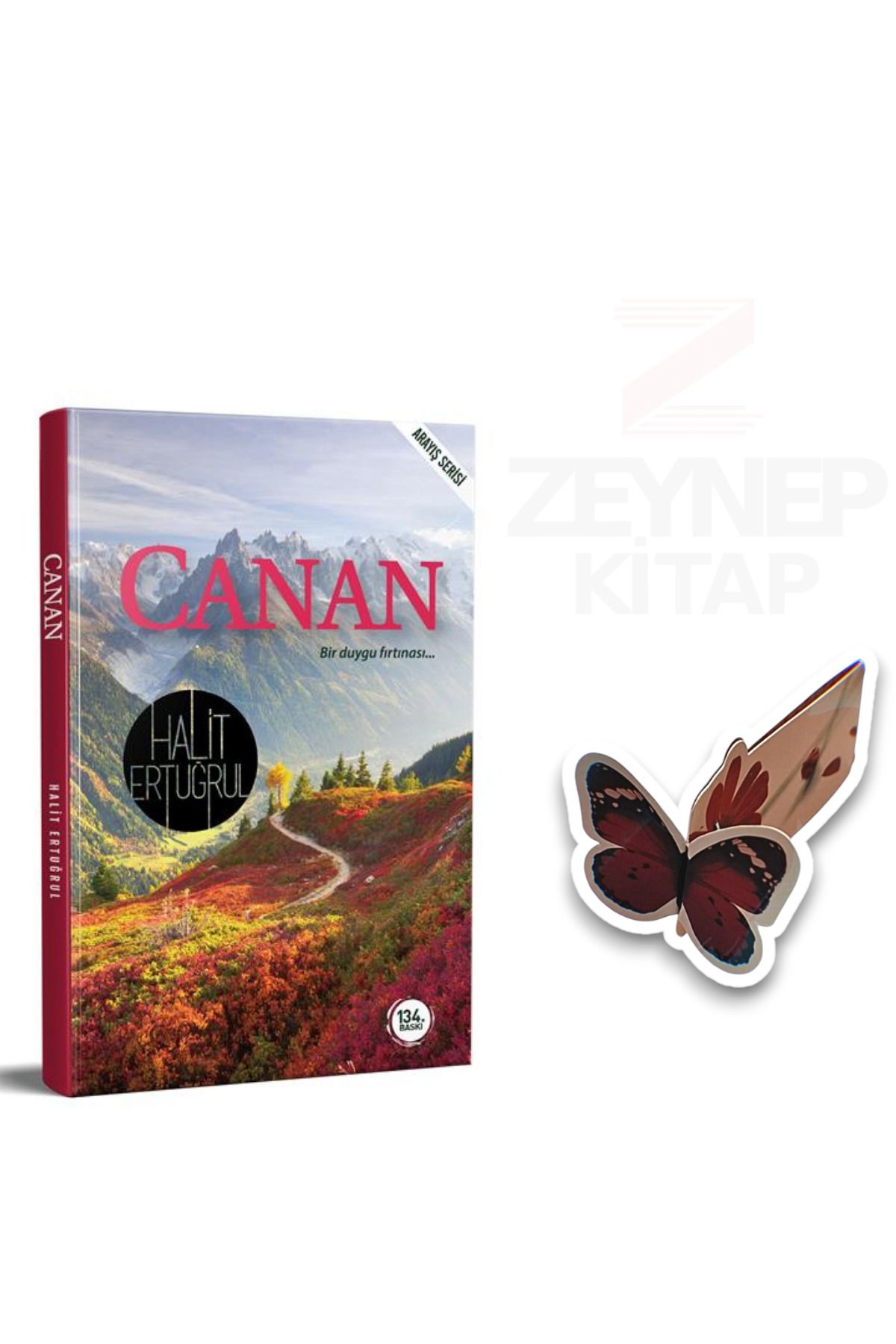 Nesil Yayınları Canan - Halit Ertuğrul(Özel Tasarım Kelebek Ayraç Hediye)