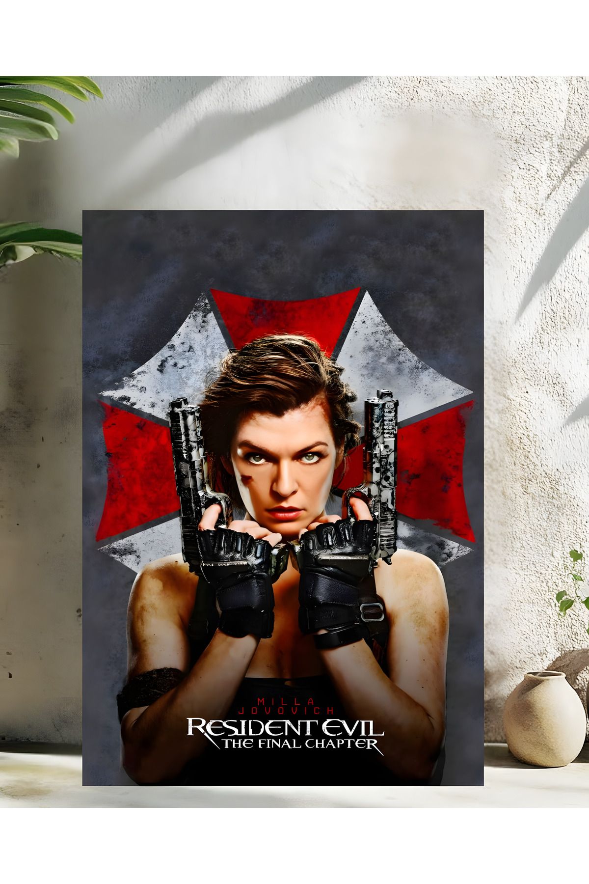 Levhane Resident Evil Korku Temalı UltraHD Metal Tablo