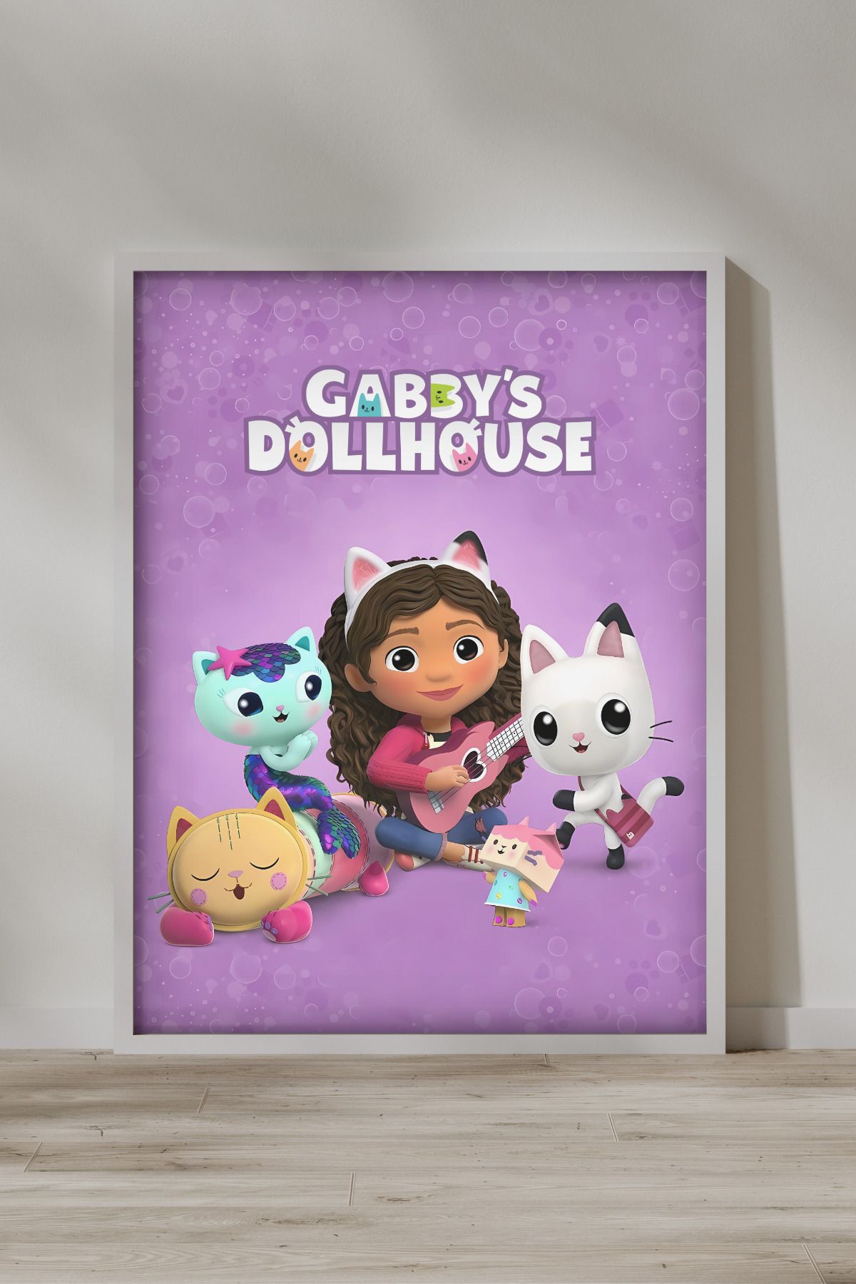 FGHGF Gabby's Dollhouse Seri 002 Çerçevesiz Poster & Duvar Tablosu