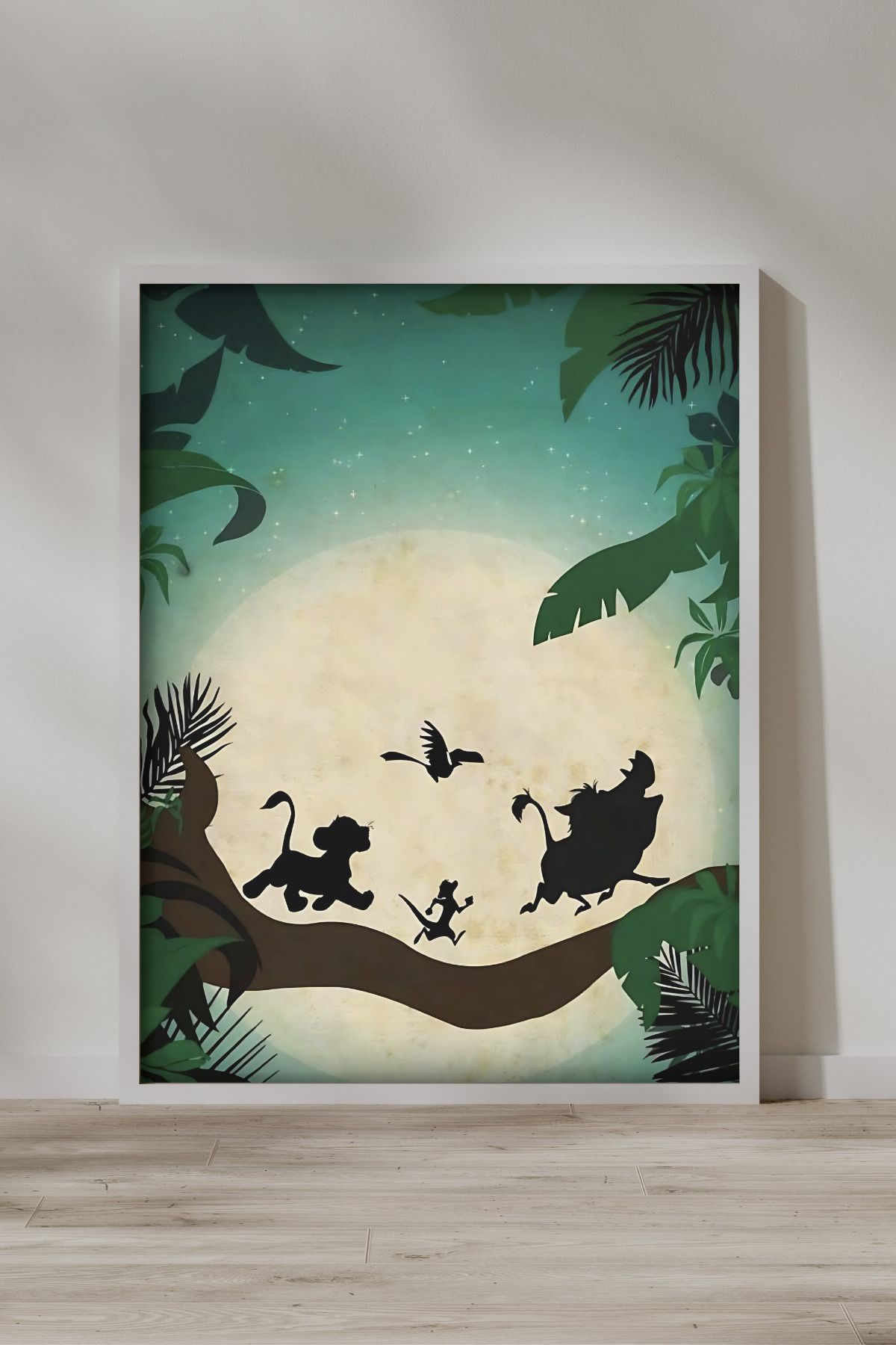 FGHGF Lion King Seri 002 Çerçevesiz Poster & Duvar Tablosu
