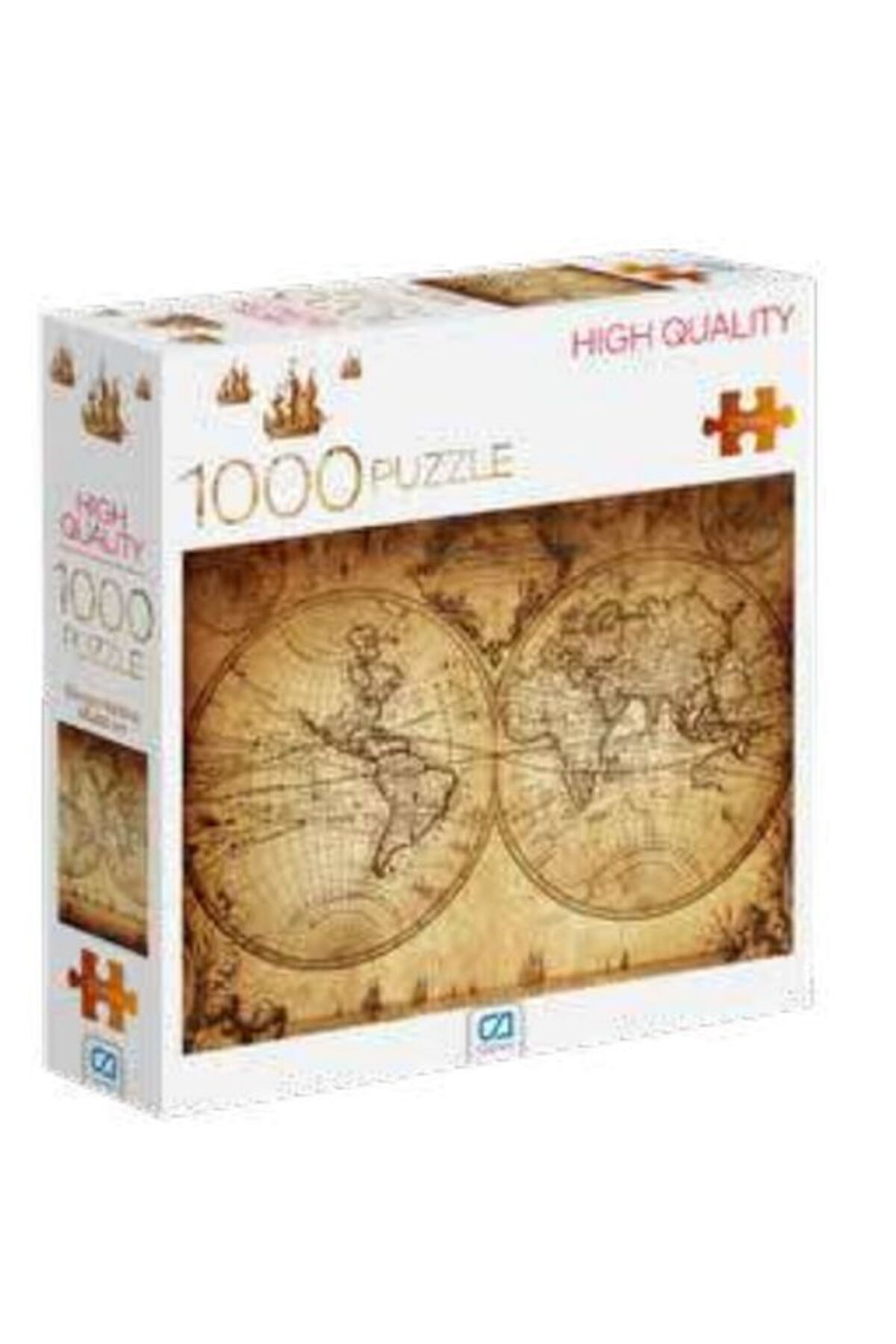 CA Games Dünya Haritası Puzzle 1000