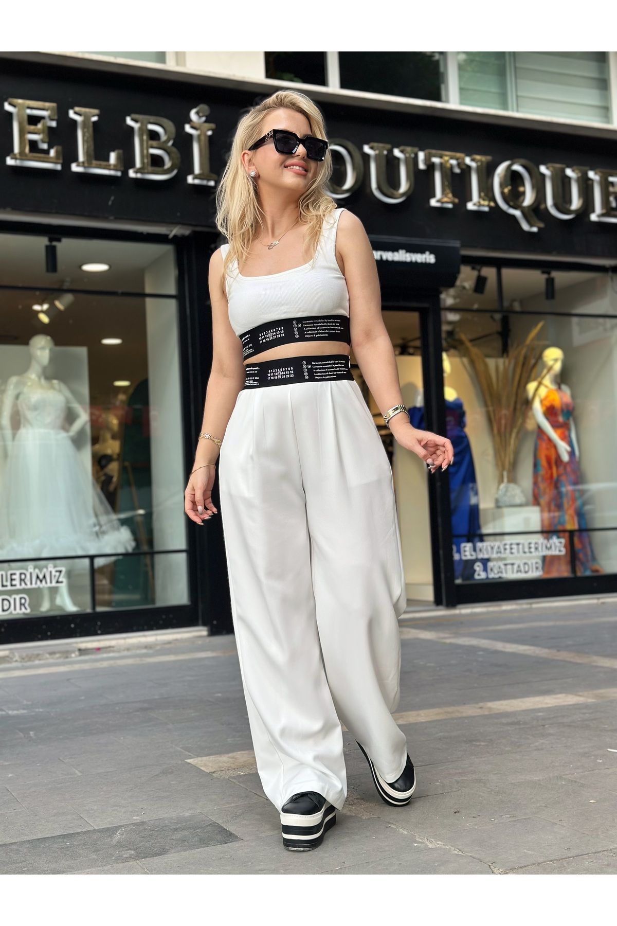 Elbi Boutique KUMAŞ PANTOLON