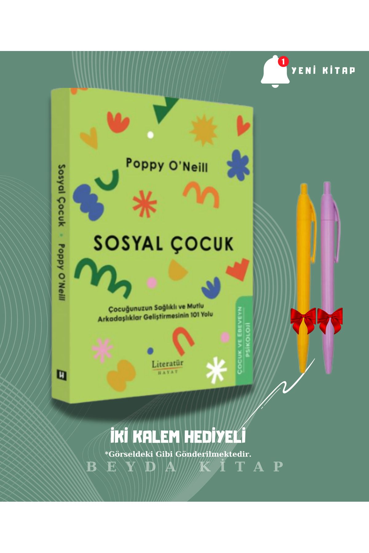 Kronik Kitap Sosyal Çocuk - Poppy O'Neill - İki Kalem Hediyeli - Yeni Kitap - Ücretsiz Kargo