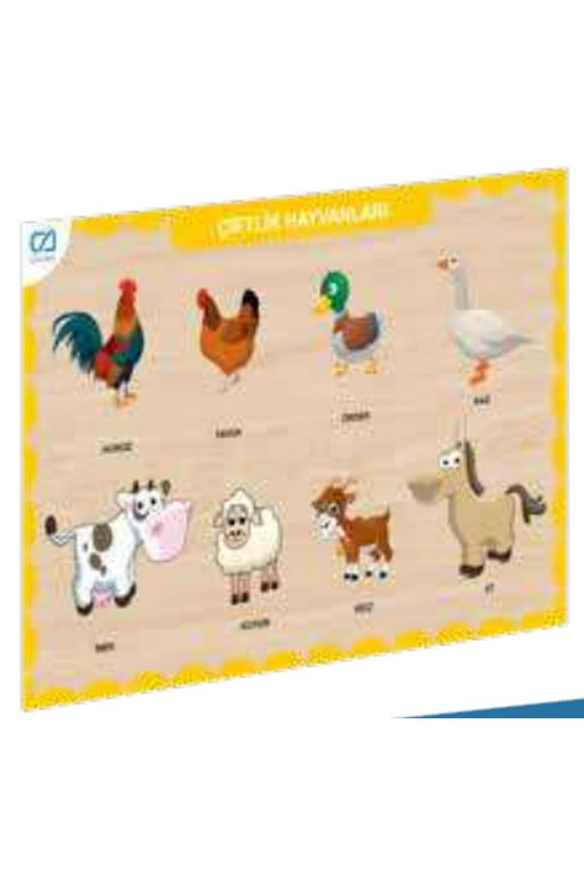 CA Games Ahşap Çiftlik Hayvanları Eğitici Set