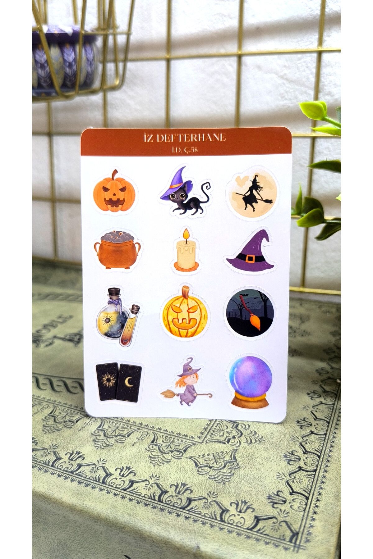 İZ DEFTERHANE Sihirli Çıkartma Sticker ( Defter, ajanda ve planlayıcılar için uygundur)