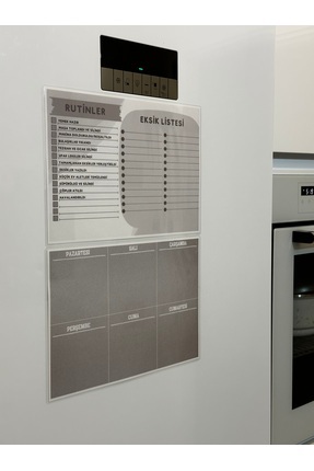 Renkli Zeka EKSİK LİSTESİ MAGNETLİ RUTİN LİSTESİ MUTFAK BUZDOLABI ÜSTÜ YIRTIL...