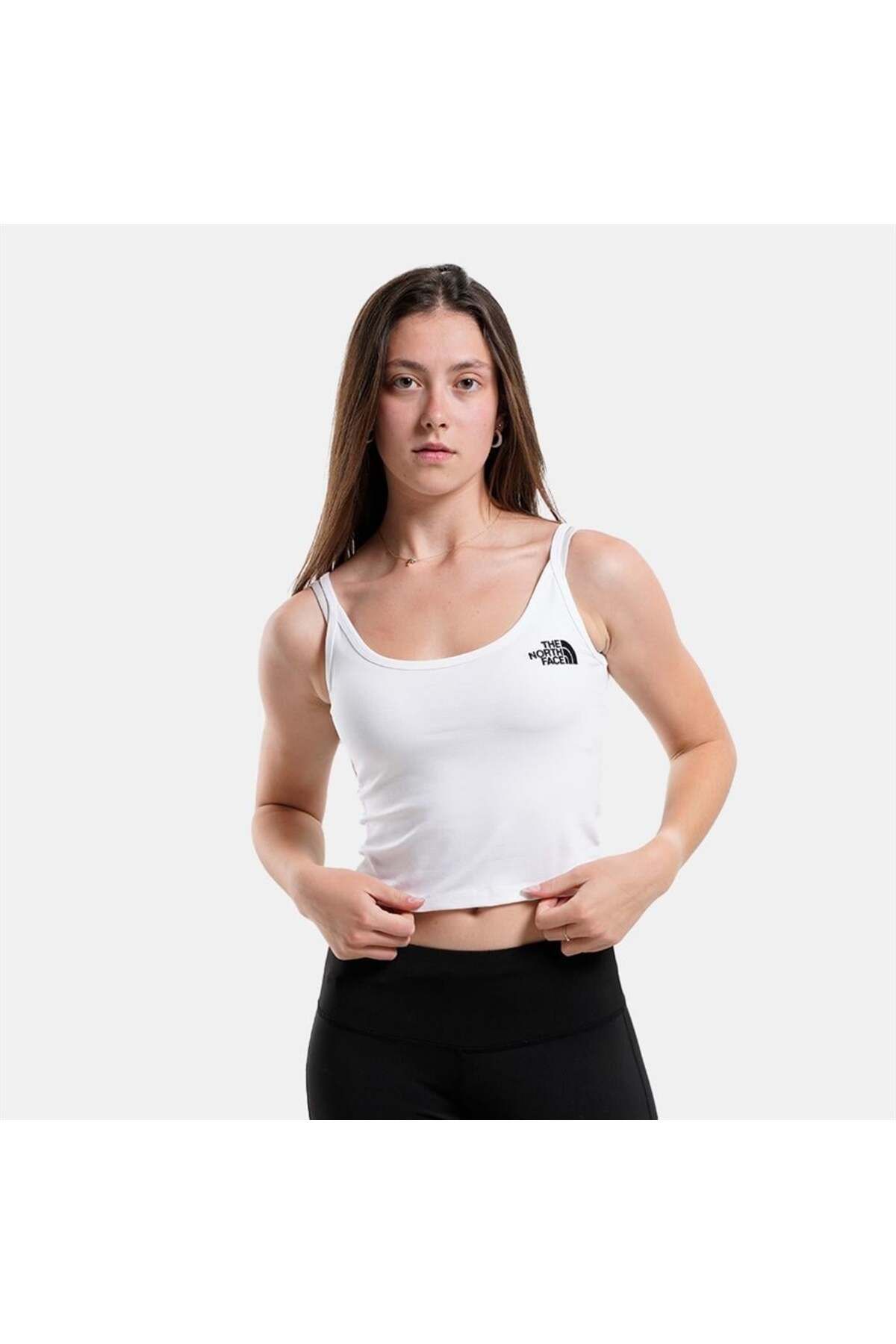 THE NORTH FACE W Slım Crop Tank Kadın Atlet NF0A55AQFN41