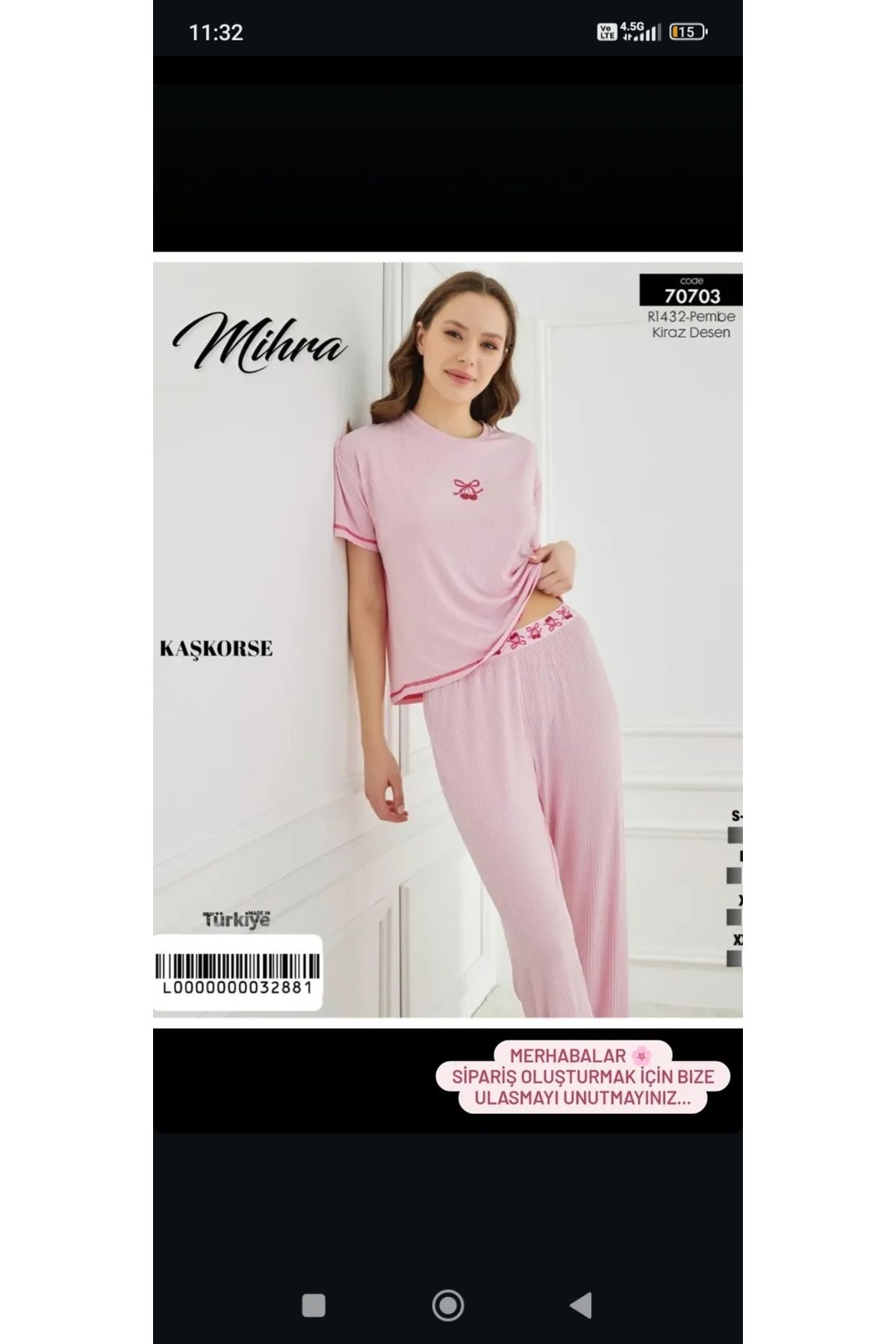 Mihra Pijama takımı