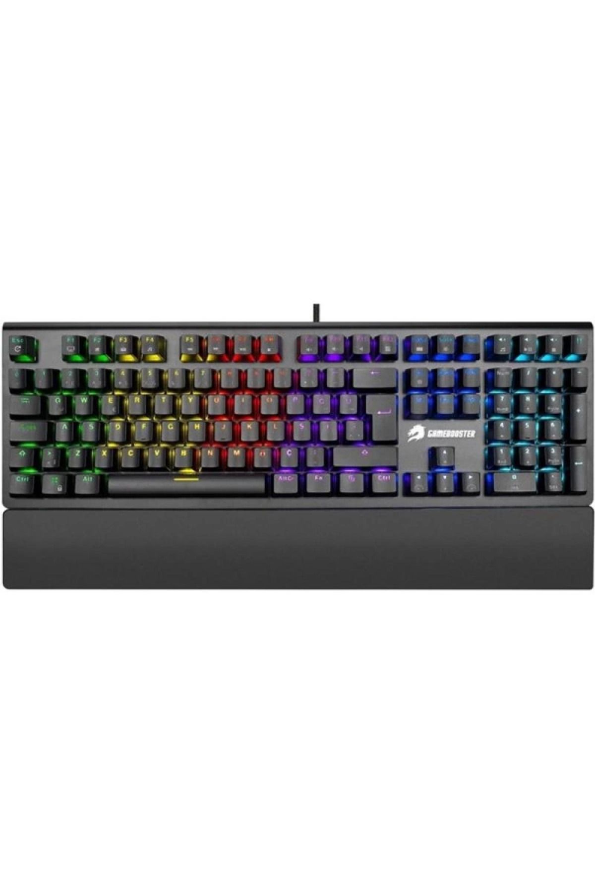 hayalimsah GameBooster G908 Bolt Rainbow Aydınlatmalı Red Switch Mekanik Bileklikli Oyun Klavyesi