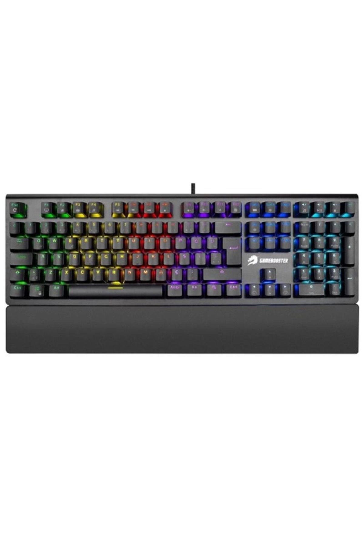 hayalimsah GameBooster G908 Bolt Rainbow Aydınlatmalı Blue Switch Mekanik Bileklikli Oyun Klavyesi