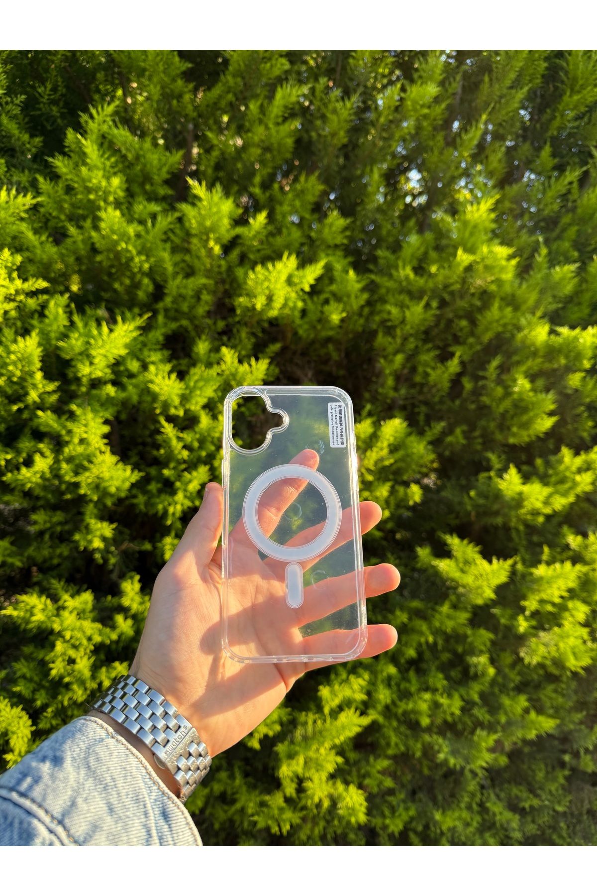 Thelioncase Apple iPhone 16 Plus Uyumlu Kılıf Magsafe Özellikli Şeffaf Darbelere Dayanıklı Silikon Kapak
