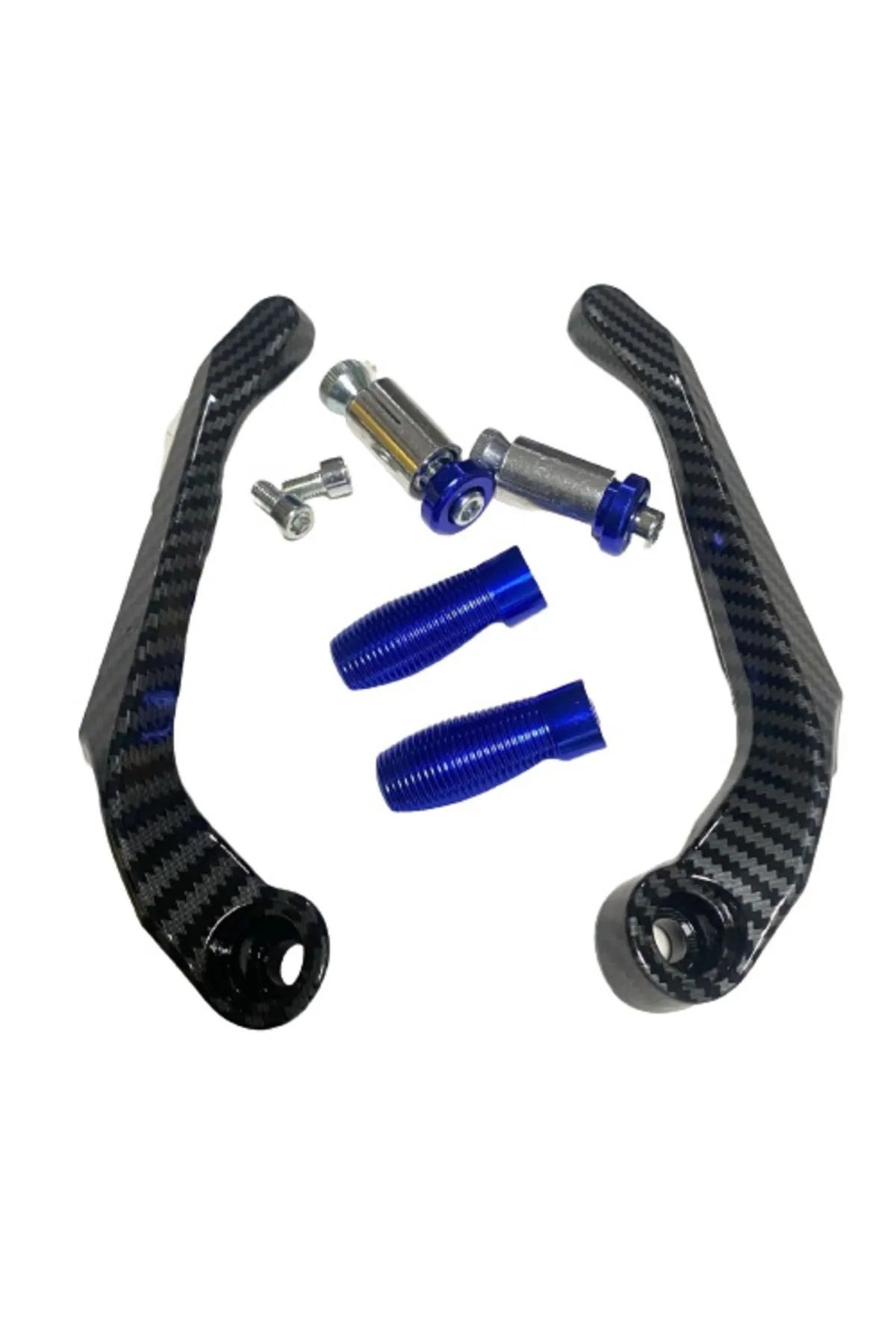 JOLT MOTO AURA - ELCİK MANET KORUMA KARBON DESENLİ MAVİ RENKLİ